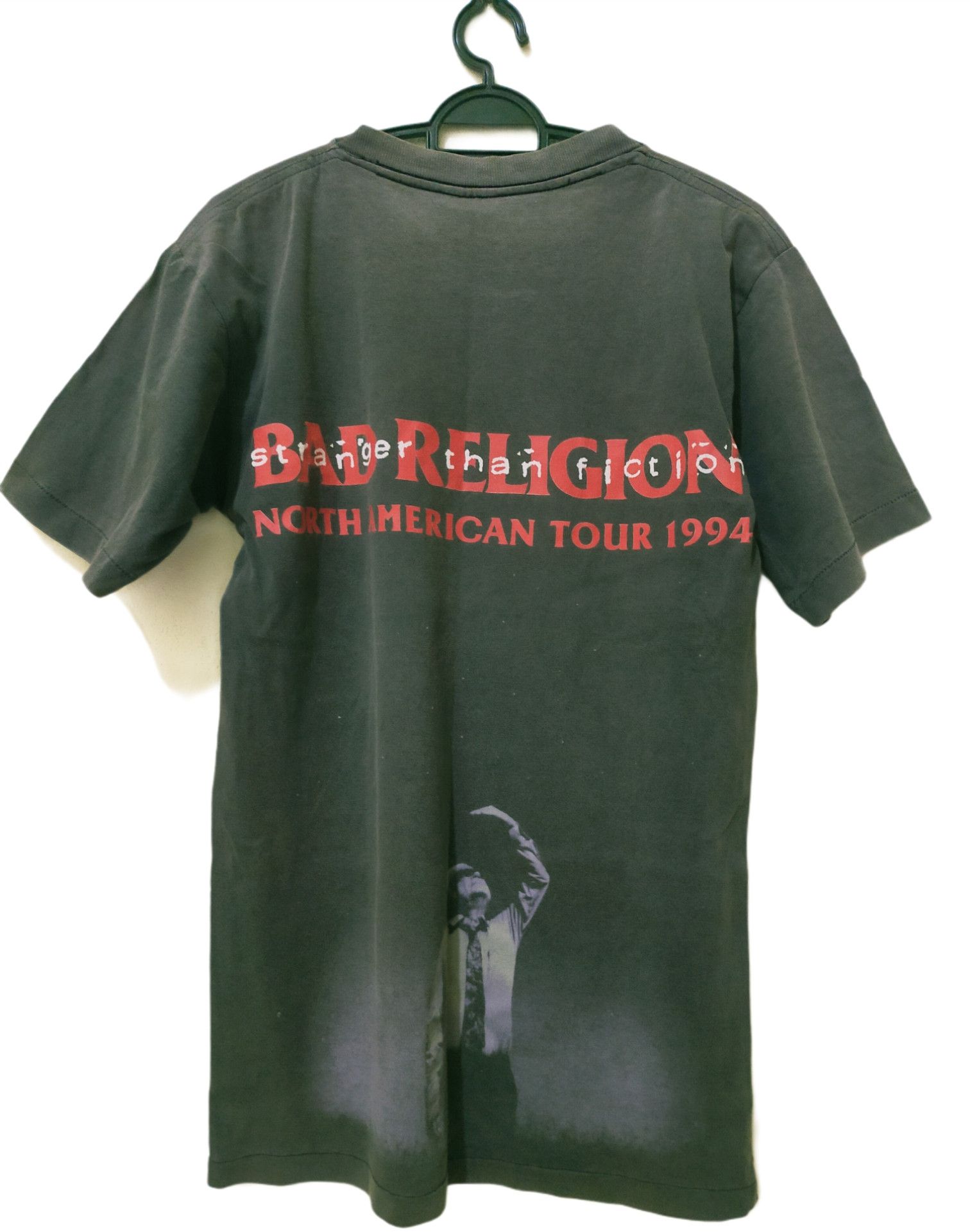 Band Tees × Vintage Vintage 90s Bad Religion Full Print America Tour 94 Size US S / EU 44-46 / 1 - 6 Thumbnail