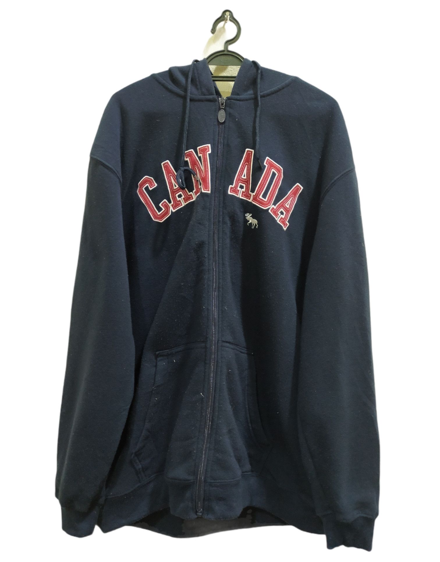 Vintage Canada Spell Out Zip Up Hoodie Sweatshirt Size US M / EU 48-50 / 2 - 1 Thumbnail