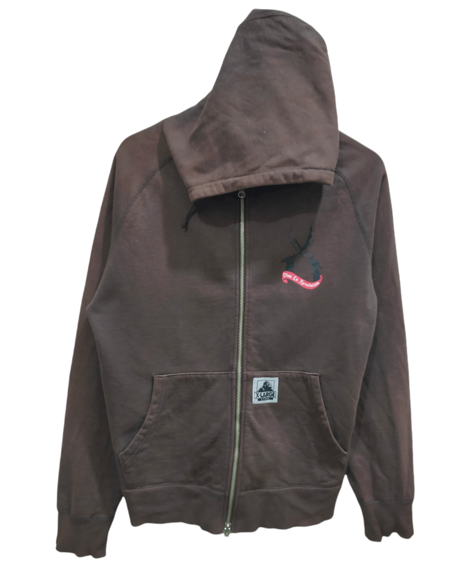 X-LARGE X-Large Viva La Revolution Zip Up Hoodie Size US S / EU 44-46 / 1 - 2 Thumbnail