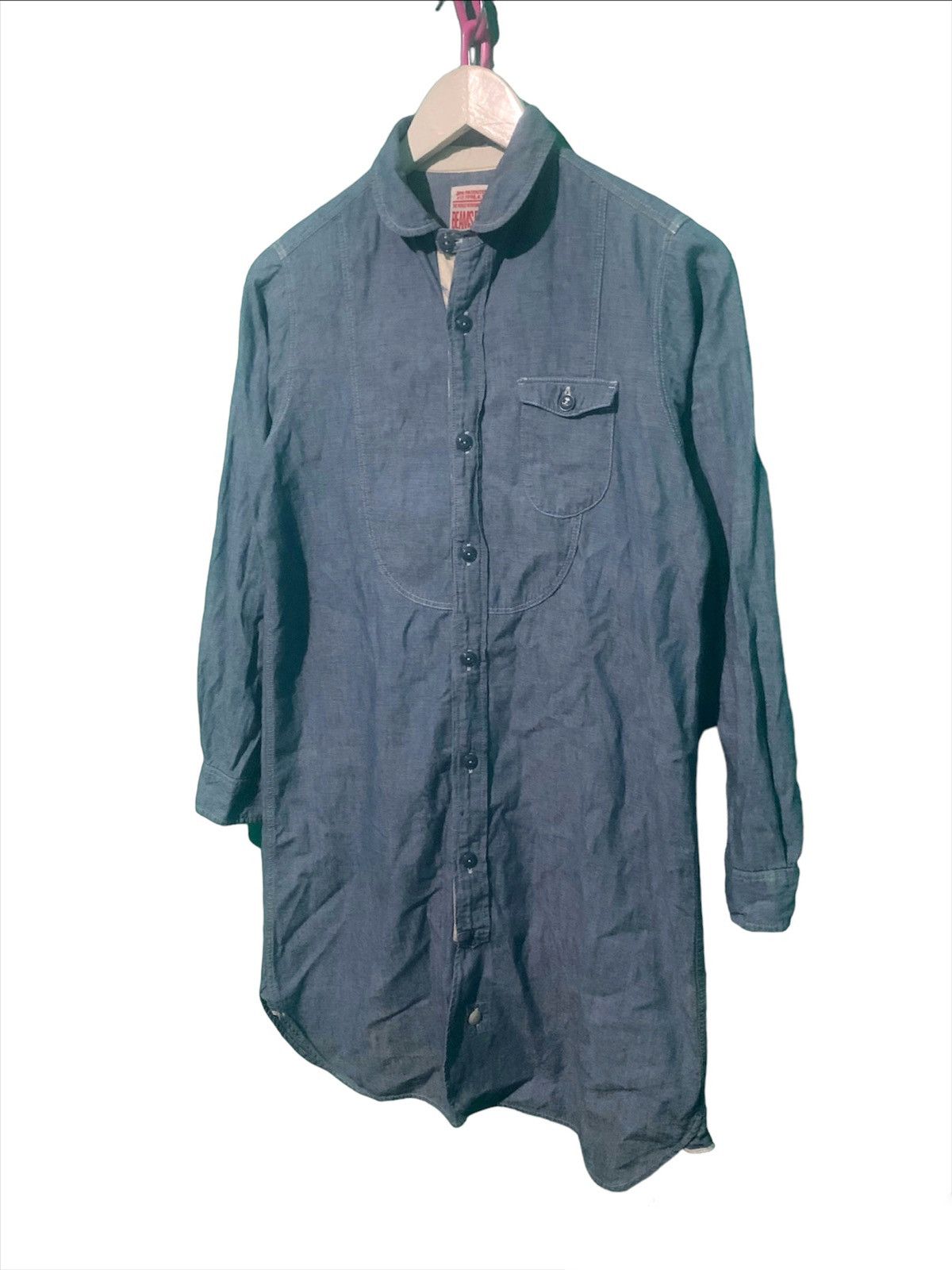 Japanese Brand × Vintage Beamsboy By Beams Soft Denim Long Jacket Size S / US 4 / IT 40 - 3 Thumbnail