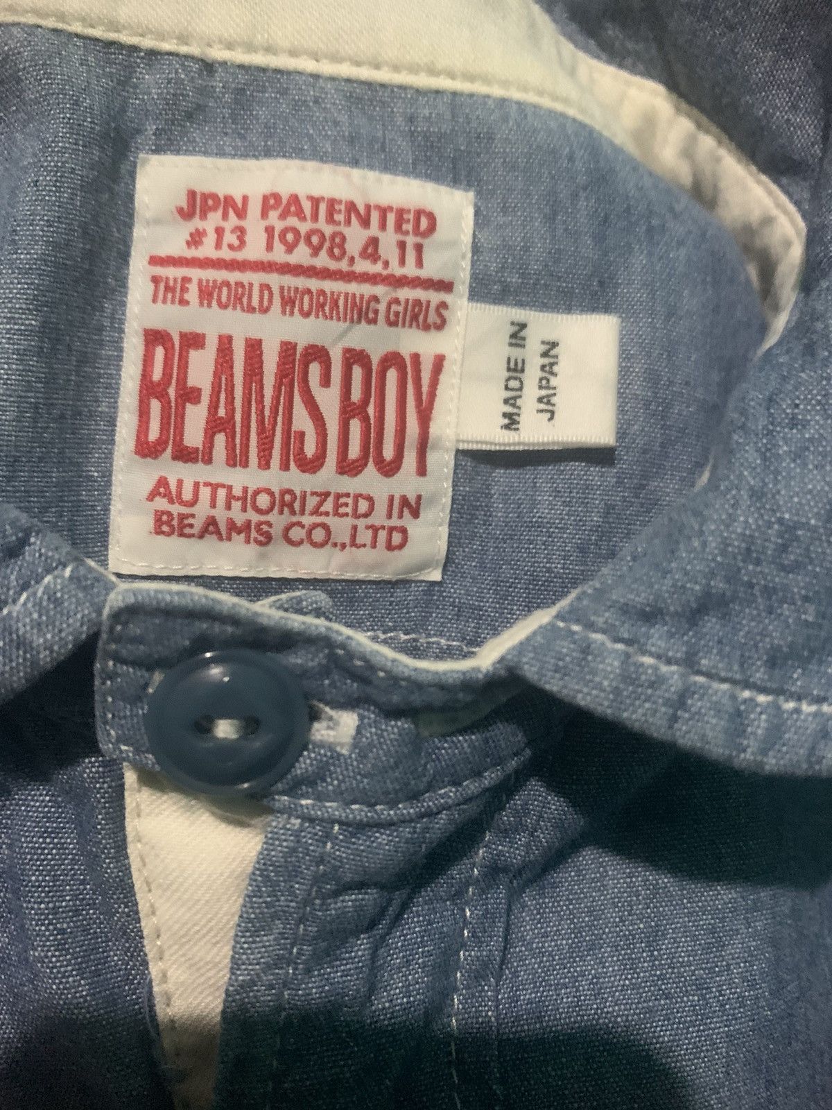 Japanese Brand × Vintage Beamsboy By Beams Soft Denim Long Jacket Size S / US 4 / IT 40 - 5 Thumbnail