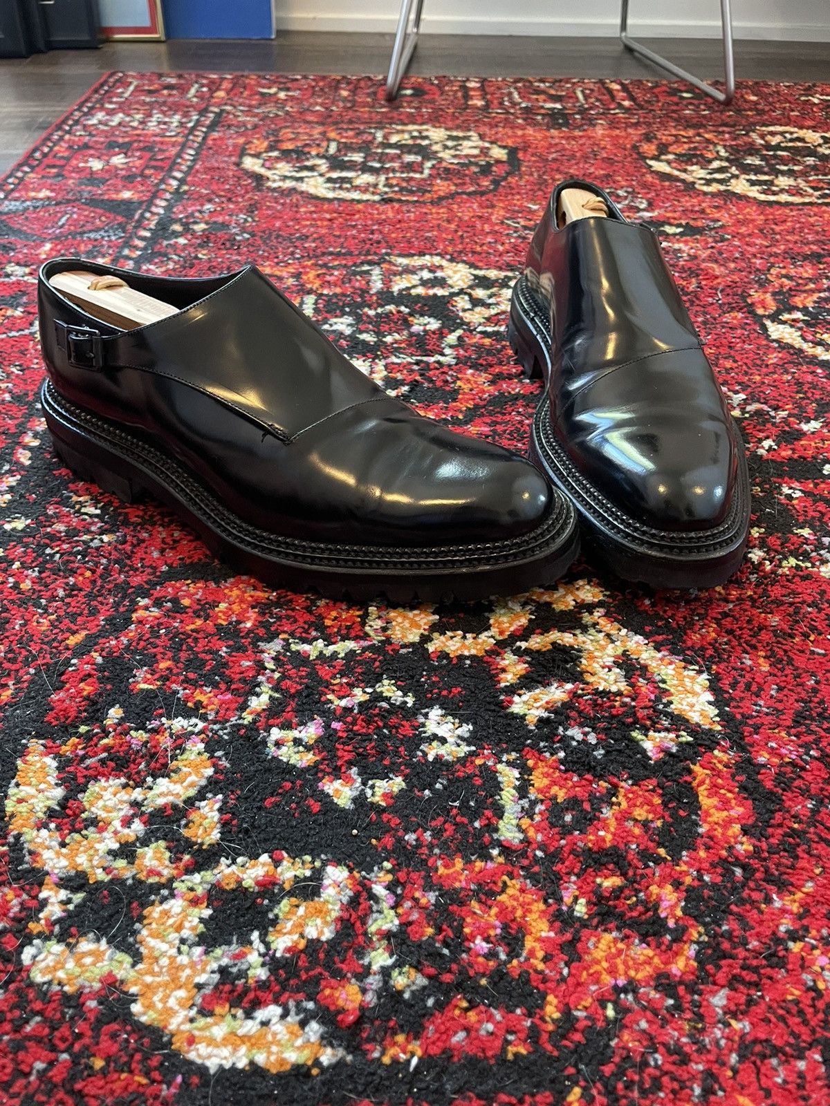 Yang Li Patent Leather Single Monk Derby Size US 9 / EU 42 - 2 Thumbnail