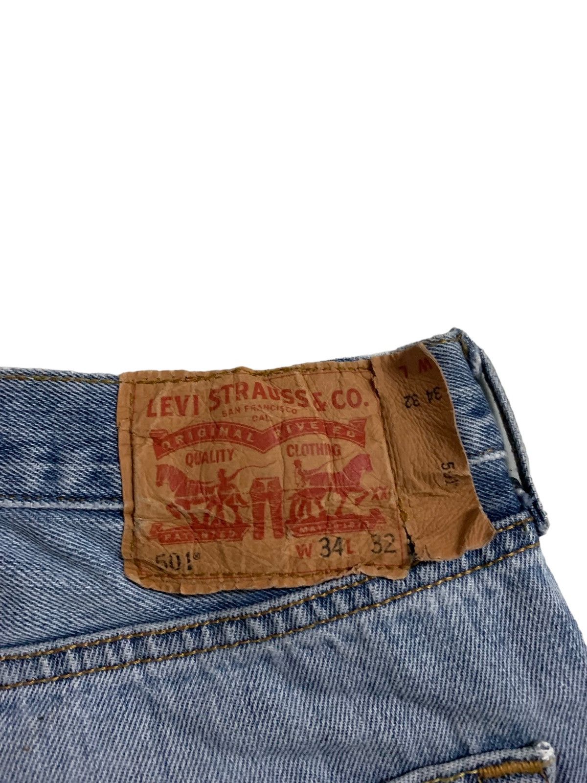 Levi's × Levi's Vintage Clothing Vintage 80s Levis 501 Denim Jeans Size US 28 / EU 44 - 6 Thumbnail