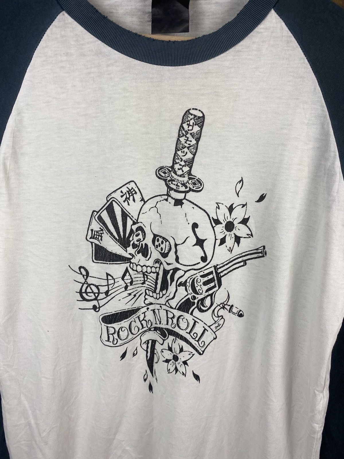 Band Tees DL Rock n Roll the mods tour skull Long Sleeve #Z047 Size US M / EU 48-50 / 2 - 3 Thumbnail
