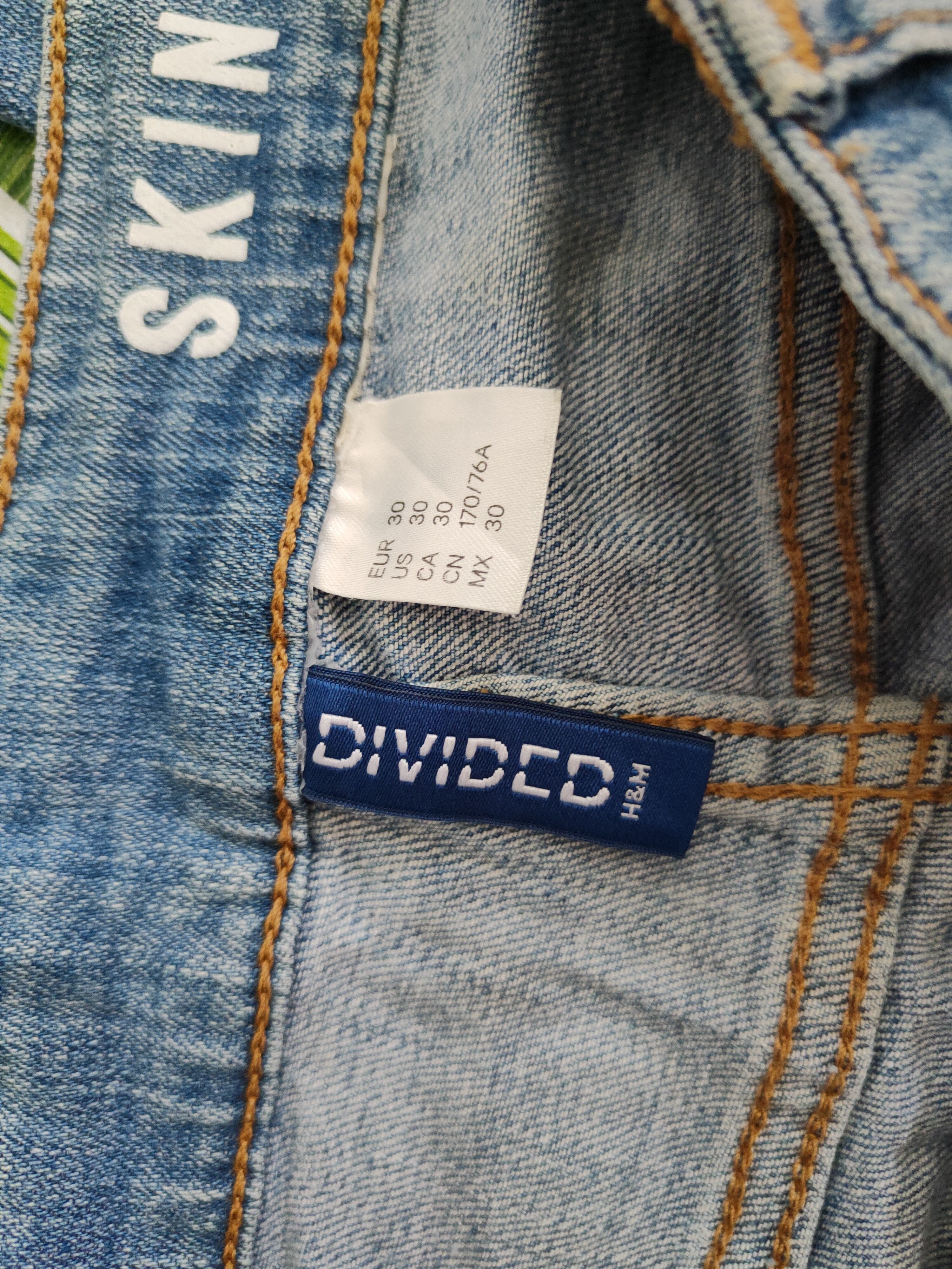 Divided Blue Ripped Distressed Denim #5956