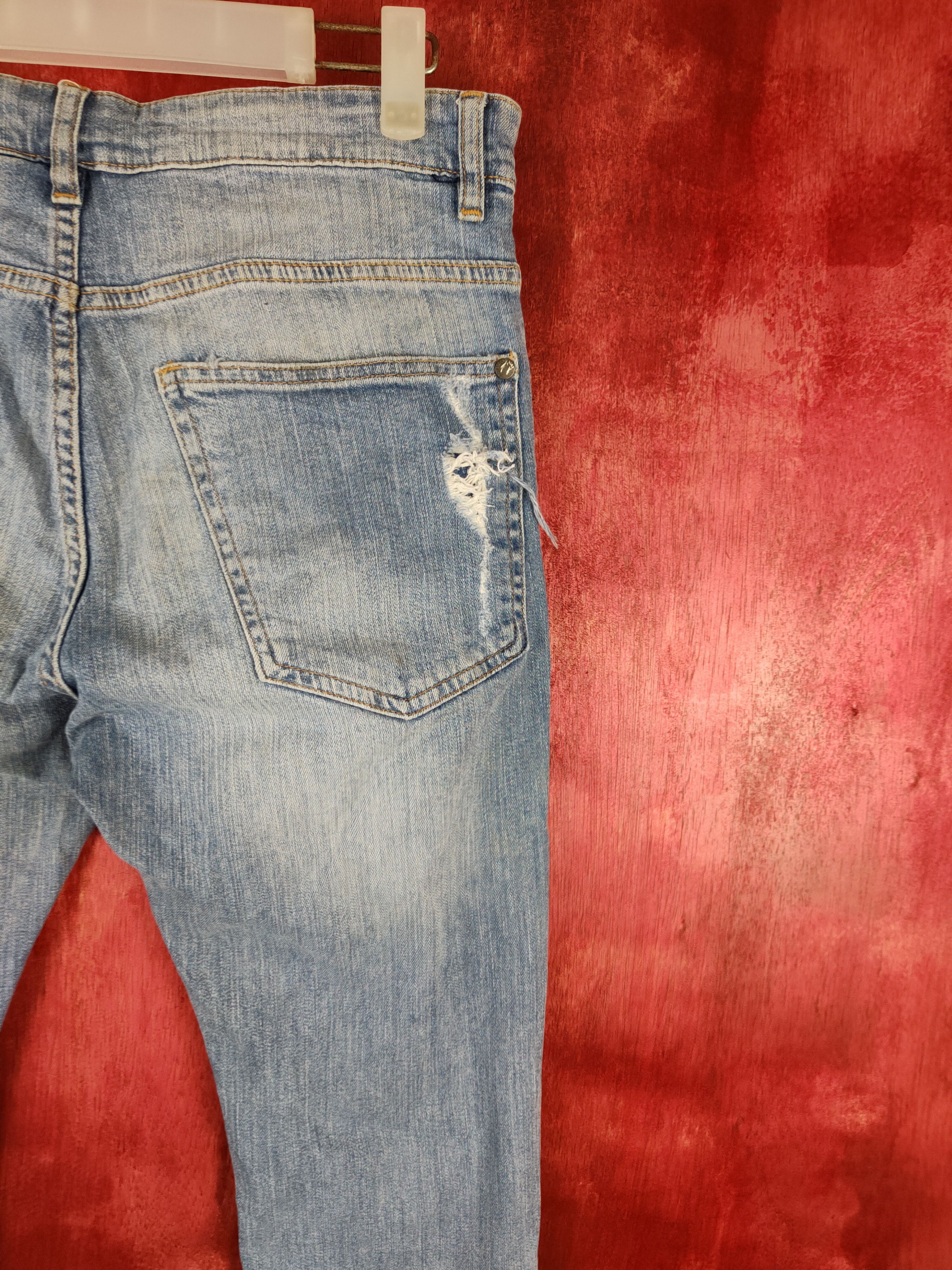 Divided Blue Ripped Distressed Denim #5956