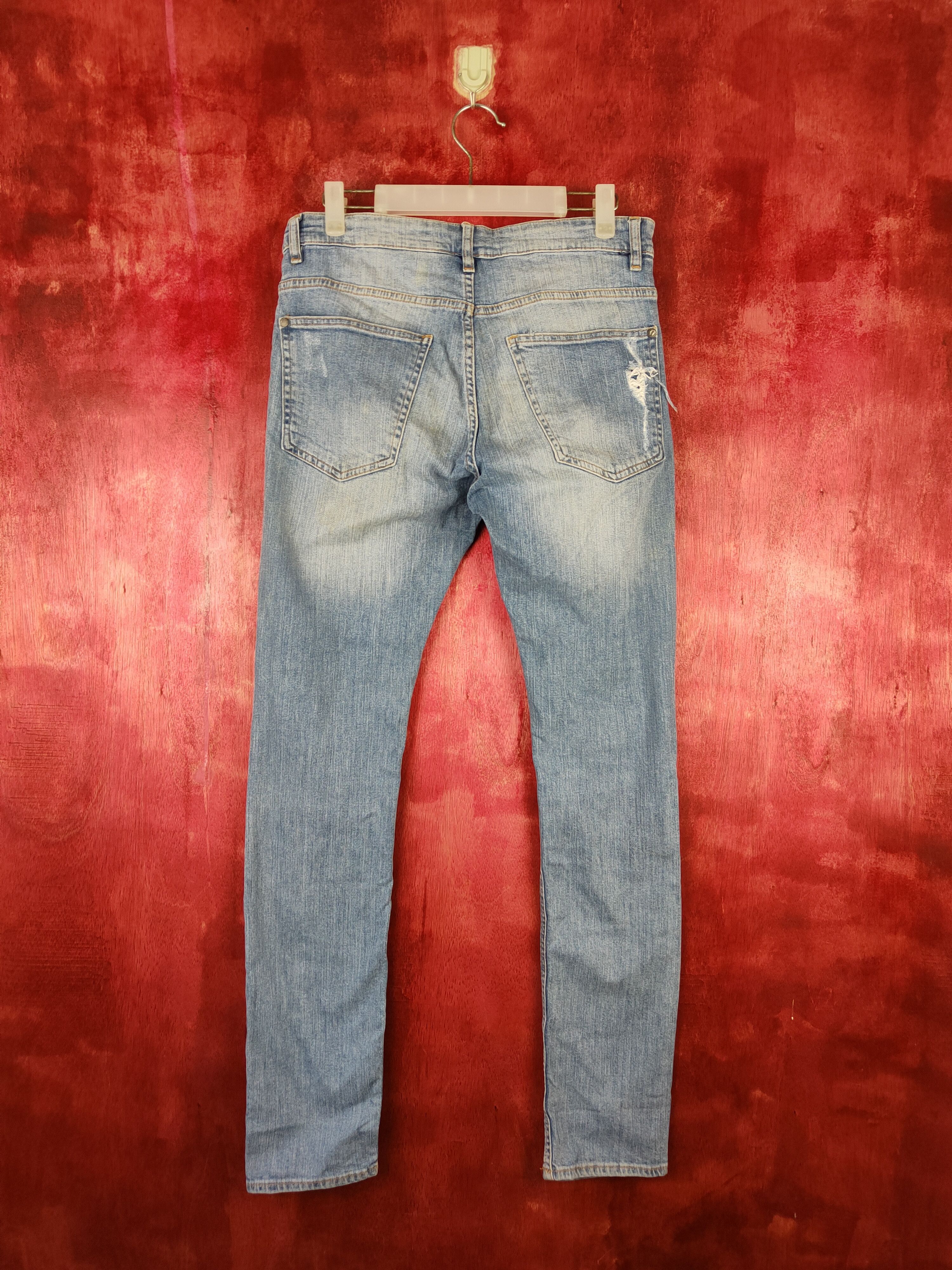Divided Blue Ripped Distressed Denim #5956