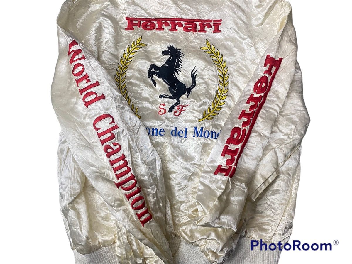 NASCAR × Vintage Vintage Ferrari Style Auto Bomber Jacket Size US M / EU 48-50 / 2 - 5 Thumbnail