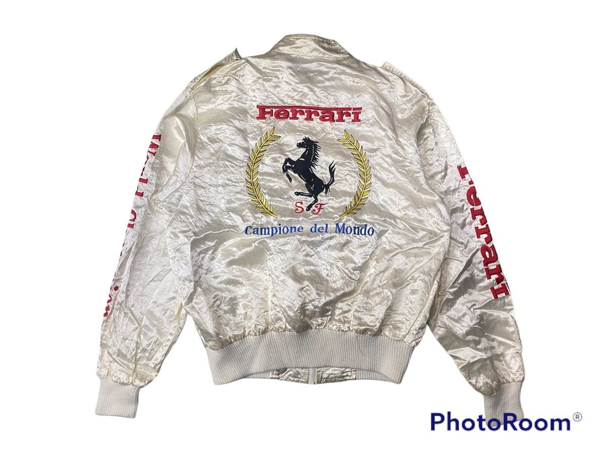 NASCAR × Vintage Vintage Ferrari Style Auto Bomber Jacket Size US M / EU 48-50 / 2 - 1 Thumbnail