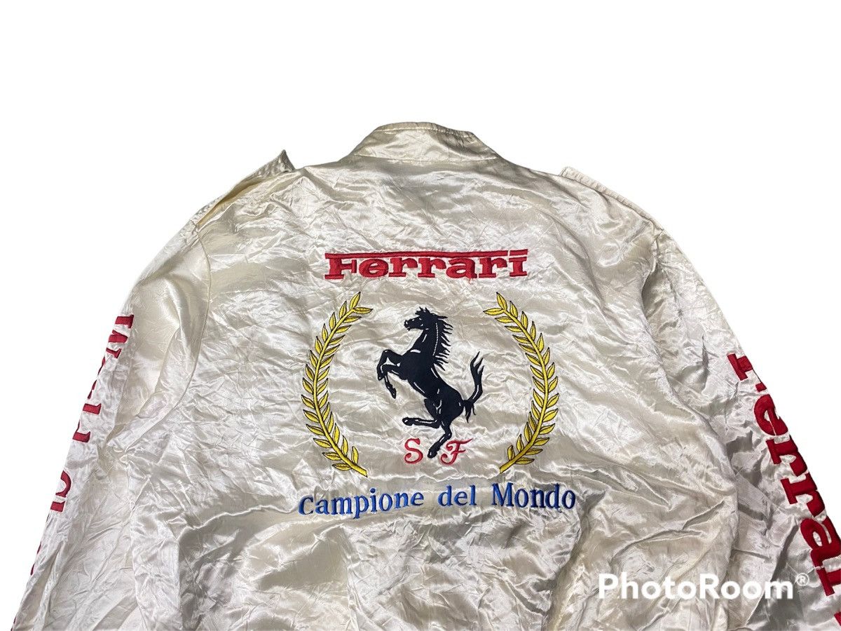 NASCAR × Vintage Vintage Ferrari Style Auto Bomber Jacket Size US M / EU 48-50 / 2 - 3 Thumbnail