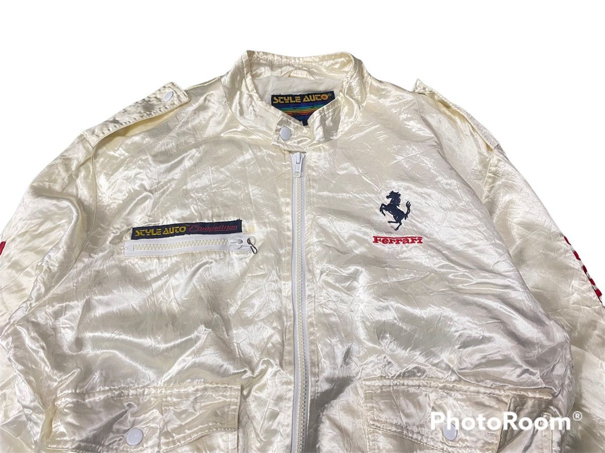 NASCAR × Vintage Vintage Ferrari Style Auto Bomber Jacket Size US M / EU 48-50 / 2 - 6 Thumbnail