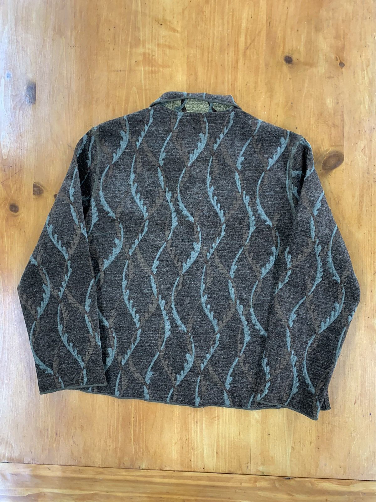 Vintage Vintage Tendril Vine Tape Cardigan Size US M / EU 48-50 / 2 - 3 Thumbnail