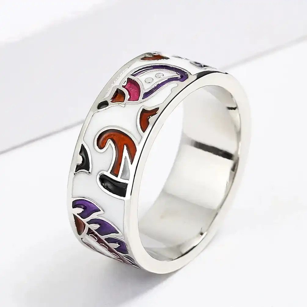 Japanese Brand Creative Colorful Bohemian Ring Size ONE SIZE - 1 Thumbnail