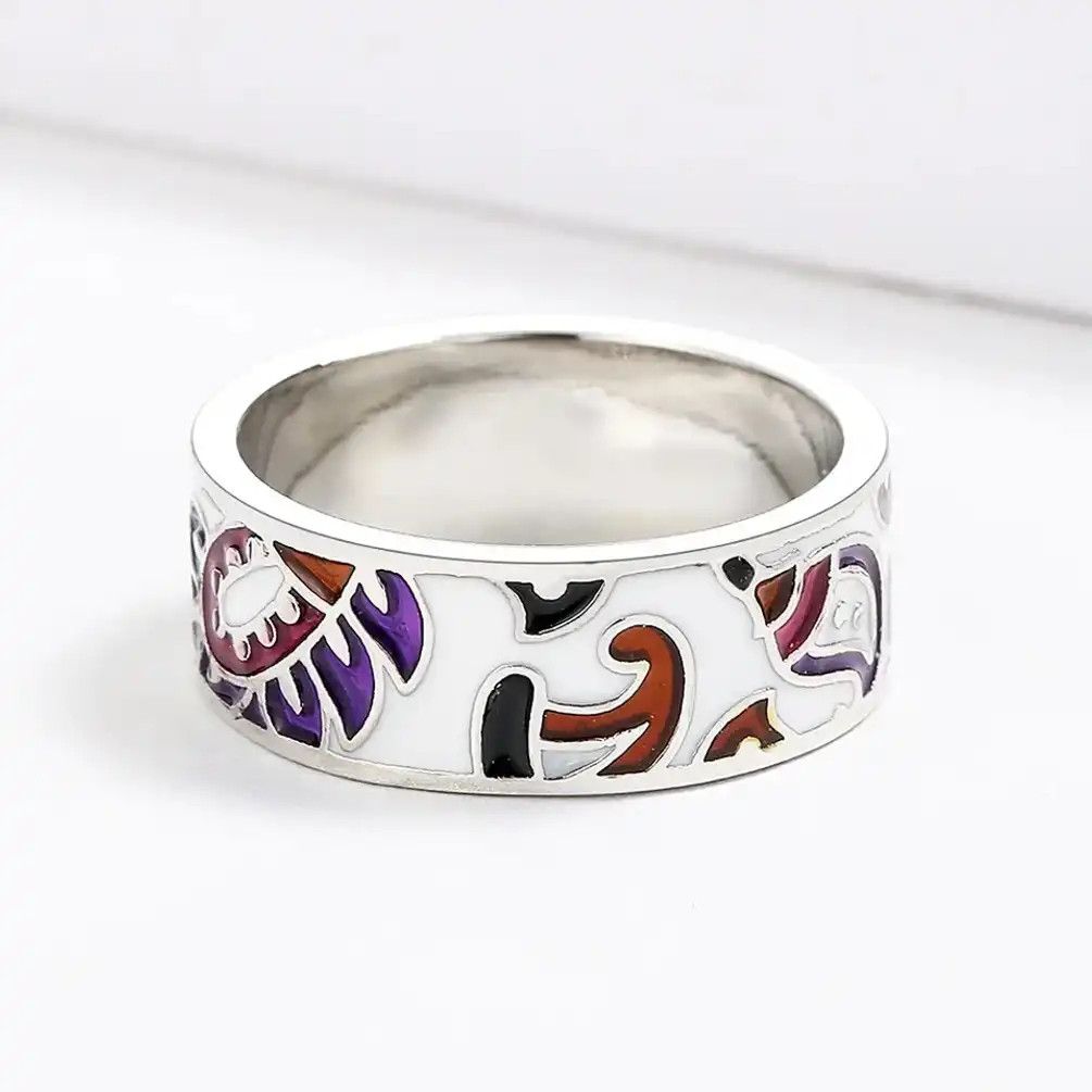 Japanese Brand Creative Colorful Bohemian Ring Size ONE SIZE - 5 Thumbnail