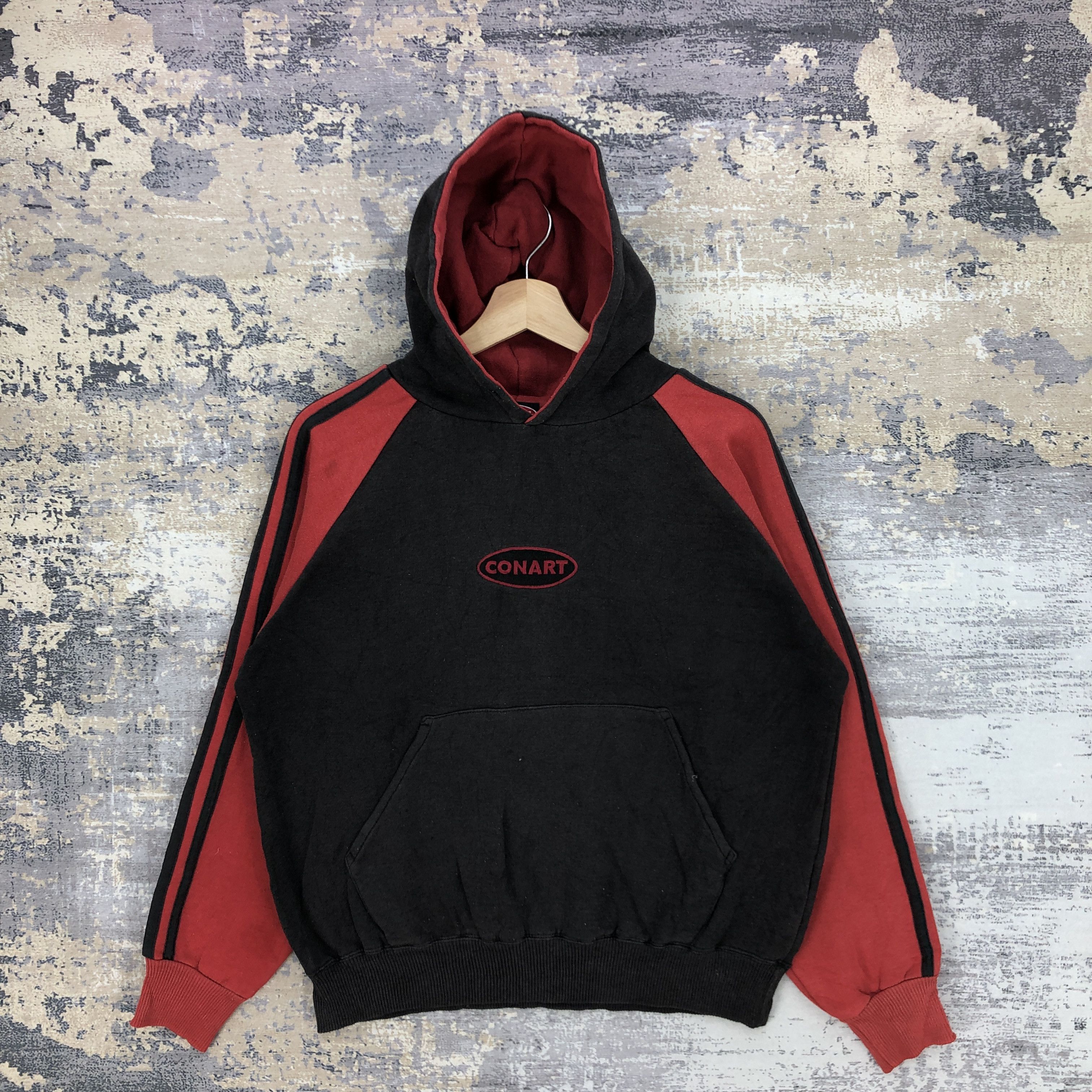 Vintage Vintage Conart Sweatshirt Hoodie Conart Hooded Jumper Size US L / EU 52-54 / 3 - 2 Thumbnail