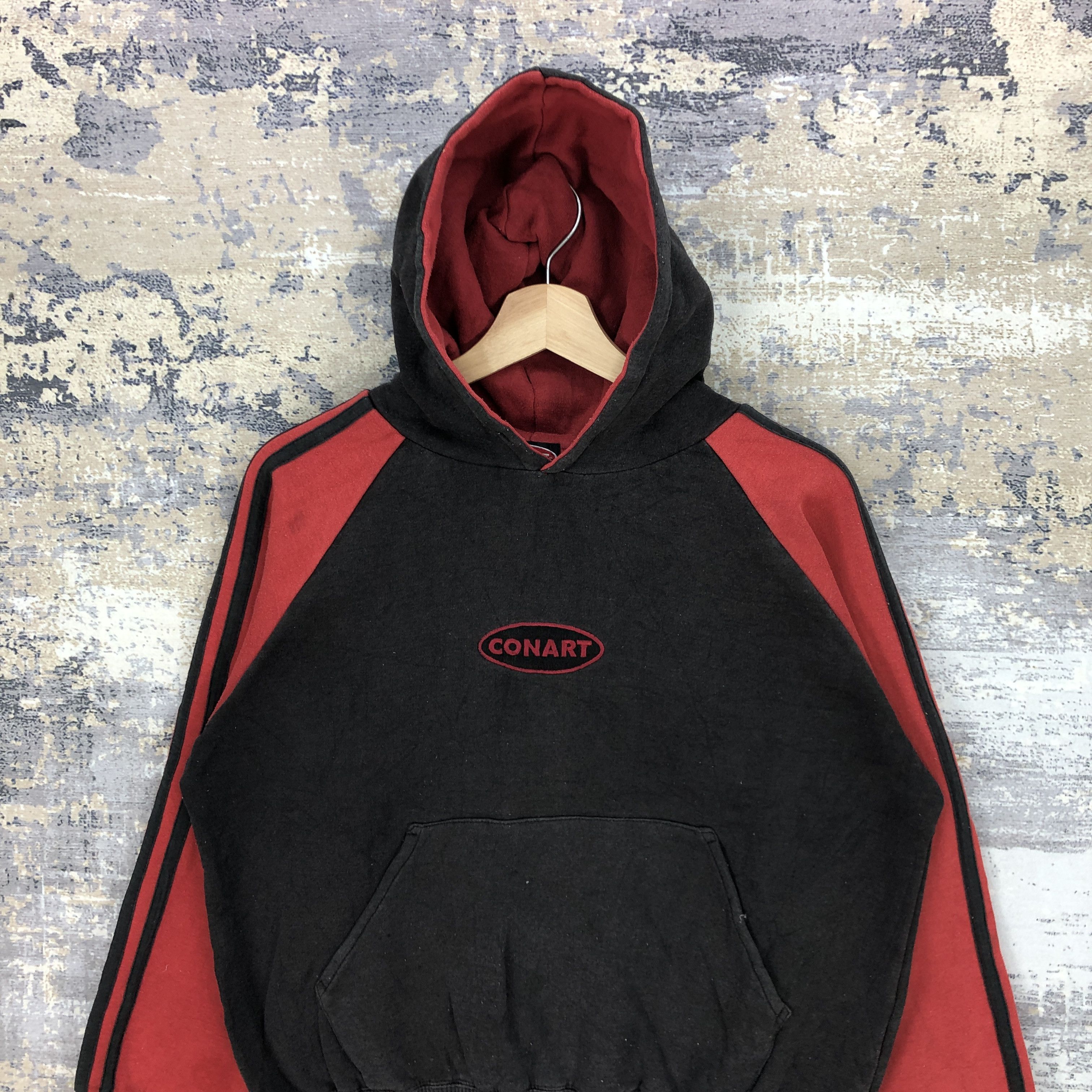 Vintage Vintage Conart Sweatshirt Hoodie Conart Hooded Jumper Size US L / EU 52-54 / 3 - 4 Thumbnail