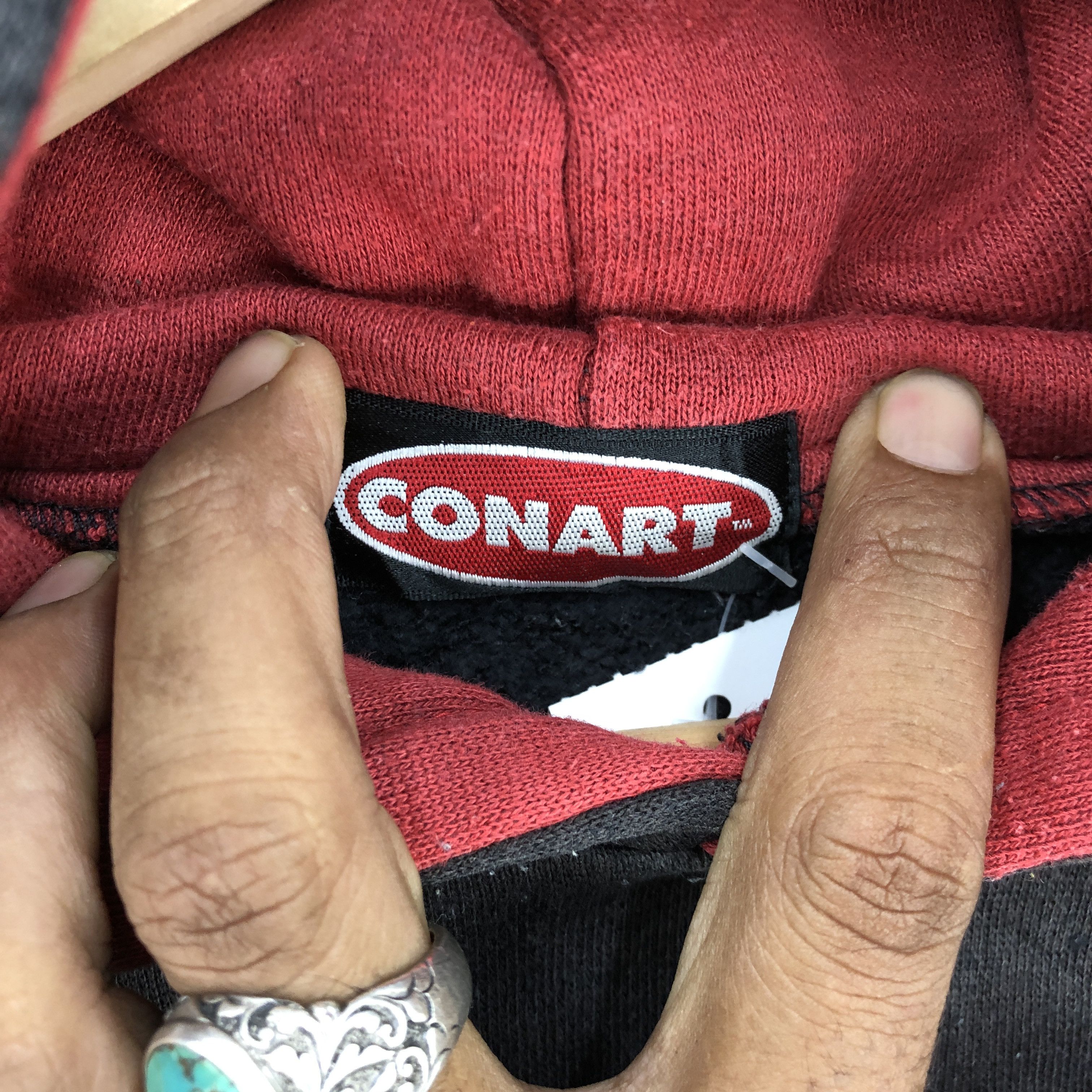 Vintage Vintage Conart Sweatshirt Hoodie Conart Hooded Jumper Size US L / EU 52-54 / 3 - 6 Thumbnail