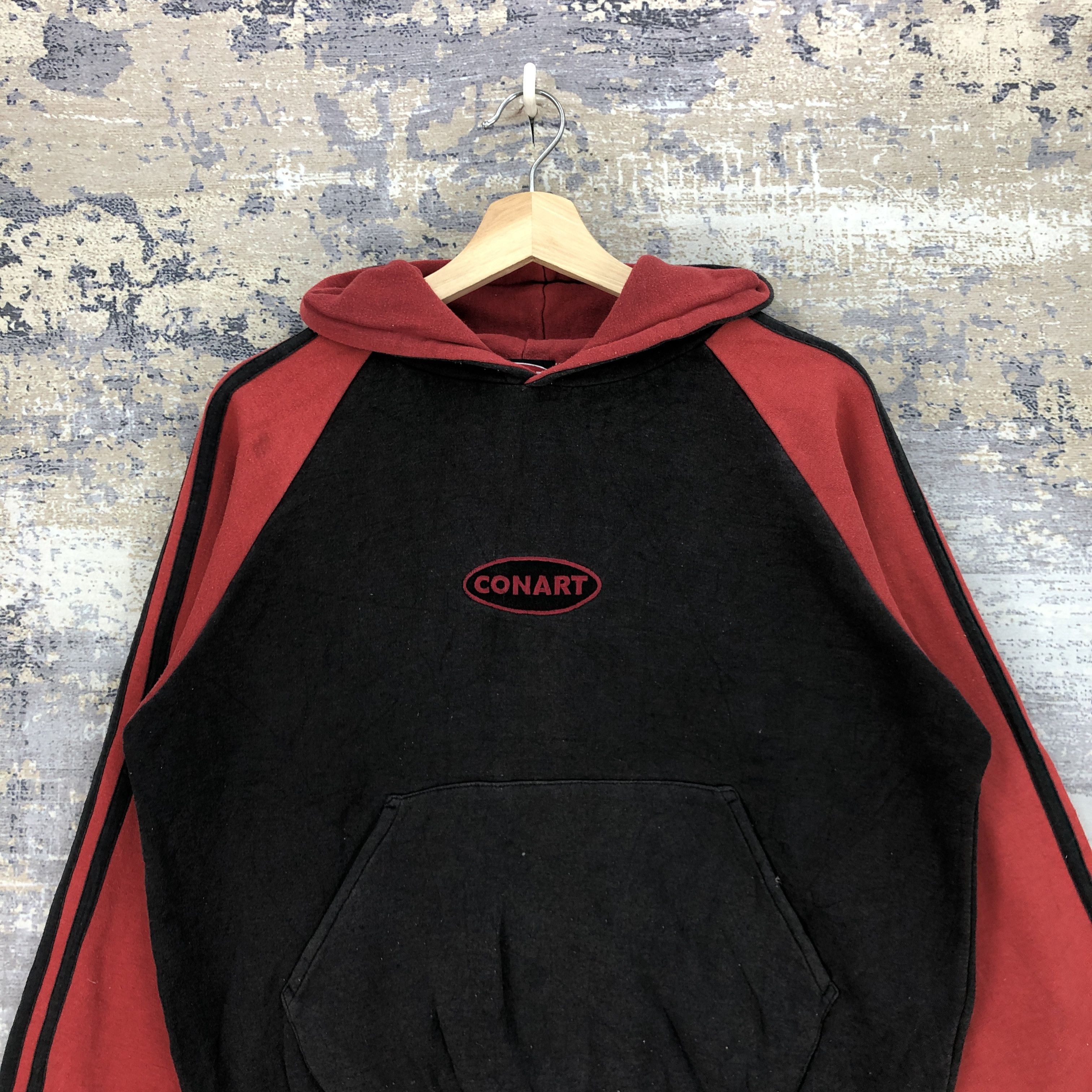 Vintage Vintage Conart Sweatshirt Hoodie Conart Hooded Jumper Size US L / EU 52-54 / 3 - 3 Thumbnail