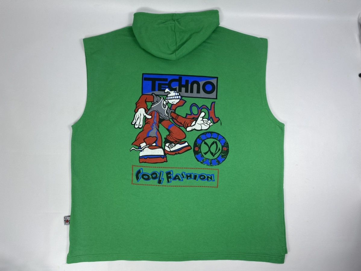 Vintage 🔥LASTDROP🔥 90s Techno Hip-hop Hoodie Street Fashion 4XL Size US XXL / EU 58 / 5 - 8 Thumbnail