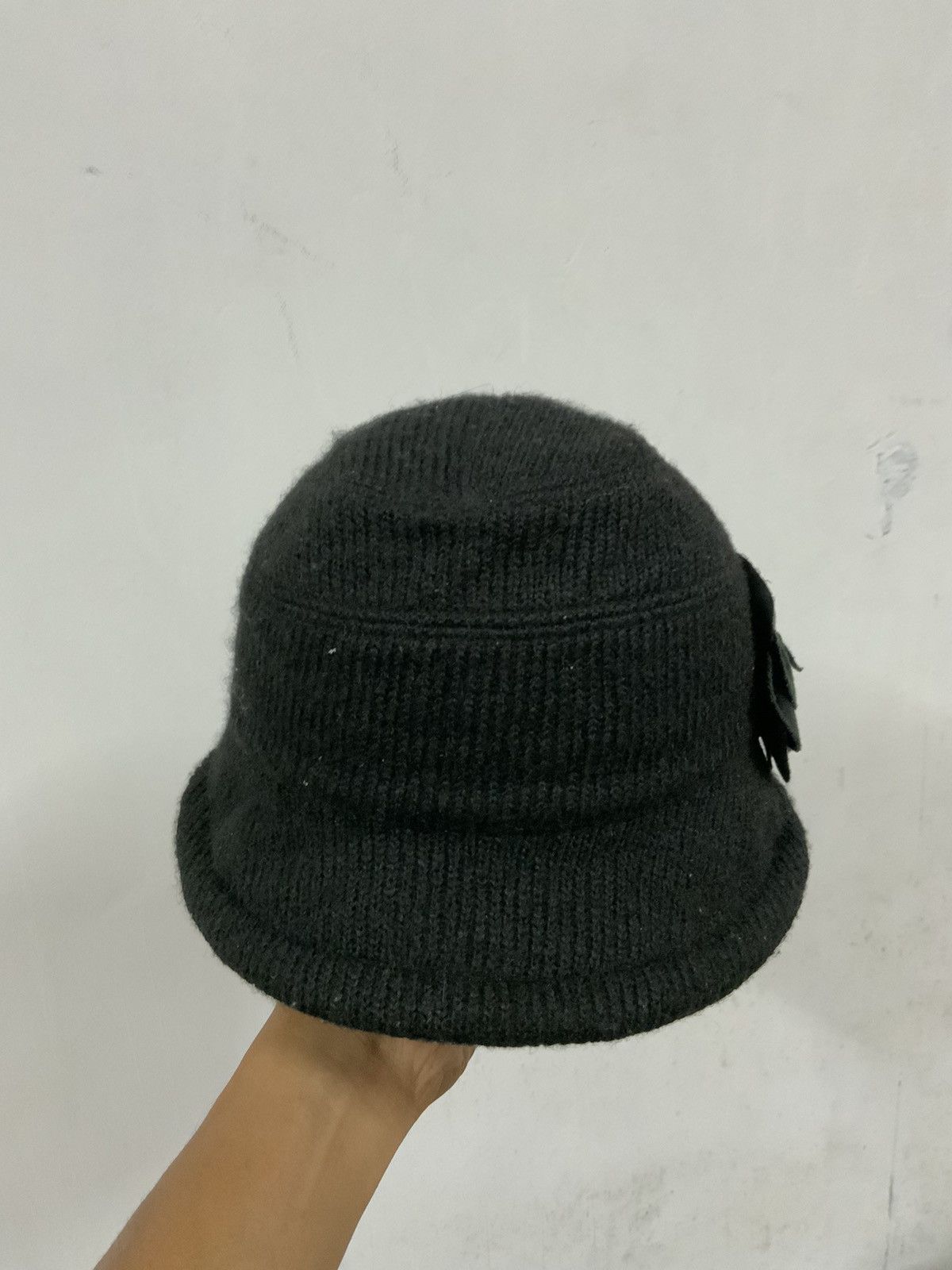 Hat Club Vintage Ribbons Cross Stitch Black Bucket Hat Size ONE SIZE - 5 Thumbnail