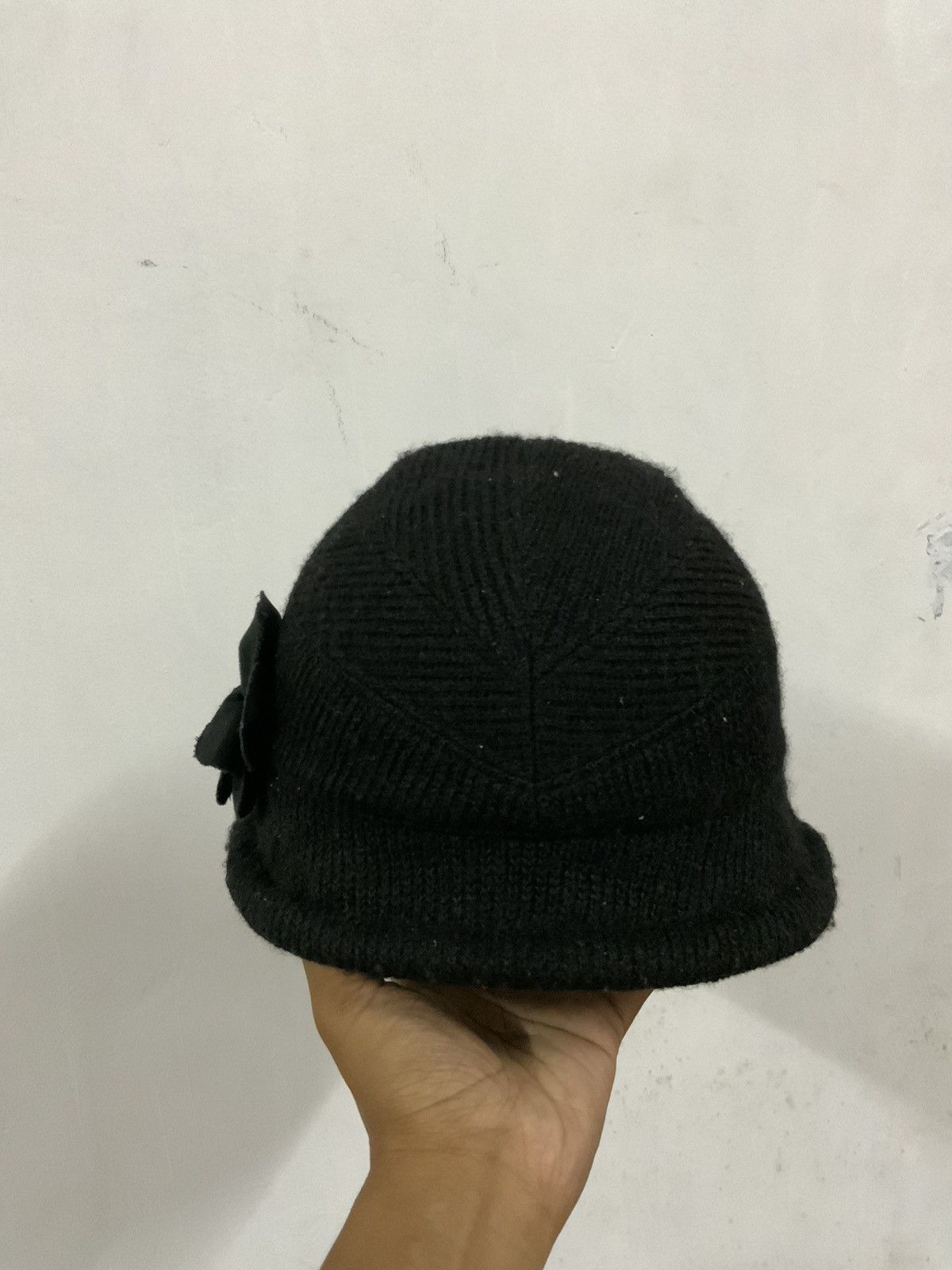 Hat Club Vintage Ribbons Cross Stitch Black Bucket Hat Size ONE SIZE - 3 Thumbnail