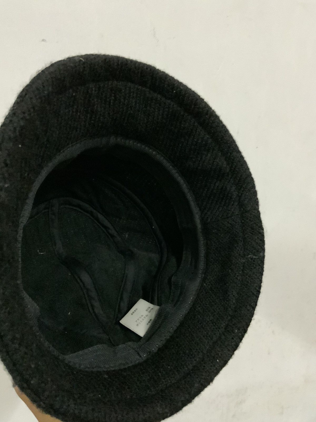 Hat Club Vintage Ribbons Cross Stitch Black Bucket Hat Size ONE SIZE - 8 Thumbnail