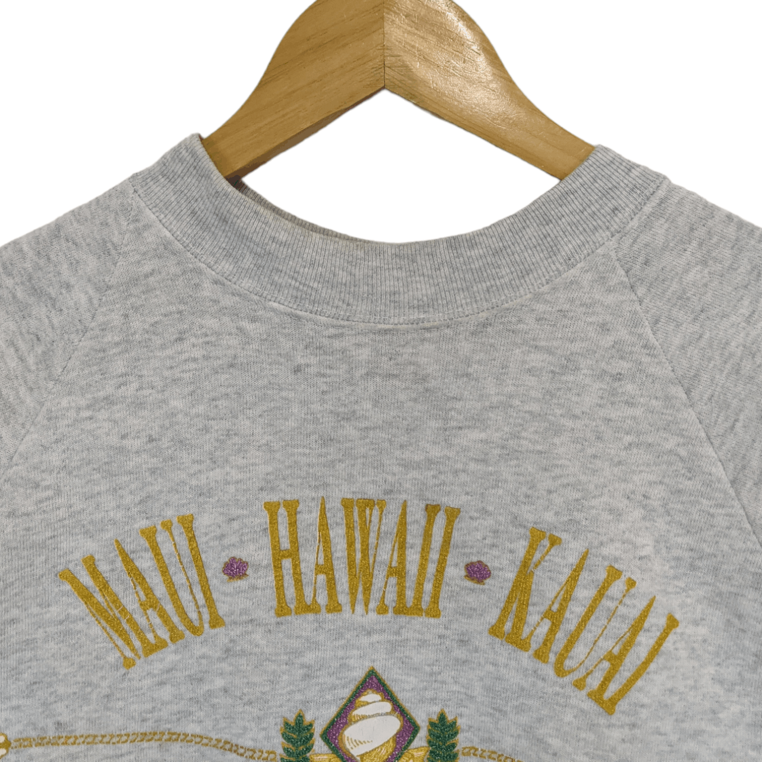 Fruit Of The Loom Vintage 90's FOTL Aloha Maui Hawaii Kaui Jumper Sweatshirt Size M / US 6-8 / IT 42-44 - 4 Thumbnail