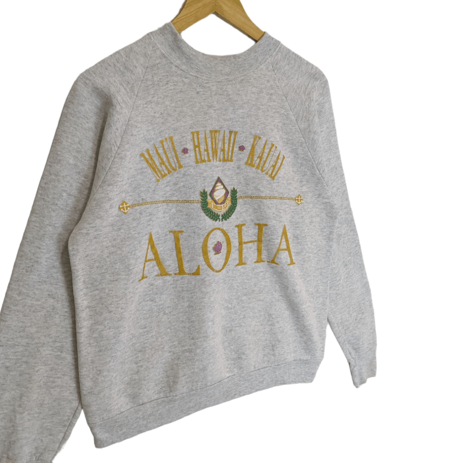 Fruit Of The Loom Vintage 90's FOTL Aloha Maui Hawaii Kaui Jumper Sweatshirt Size M / US 6-8 / IT 42-44 - 3 Thumbnail