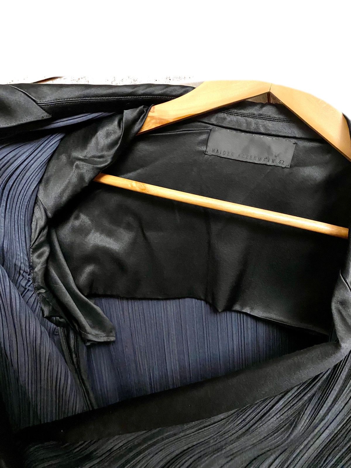Haider Ackermann Haider Ackermann plissé black runway ss 2017 blazer Size M / US 6-8 / IT 42-44 - 8 Thumbnail