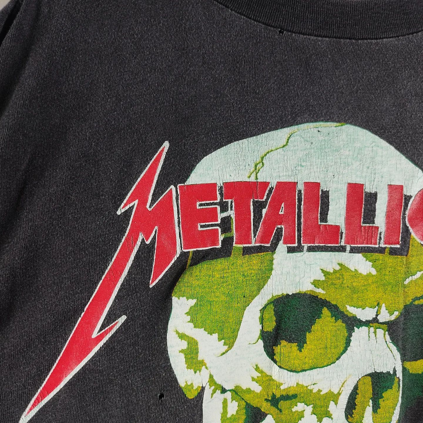 Band Tees × Metallica × Vintage 90s Metallica Skull tee Size US XL / EU 56 / 4 - 6 Thumbnail