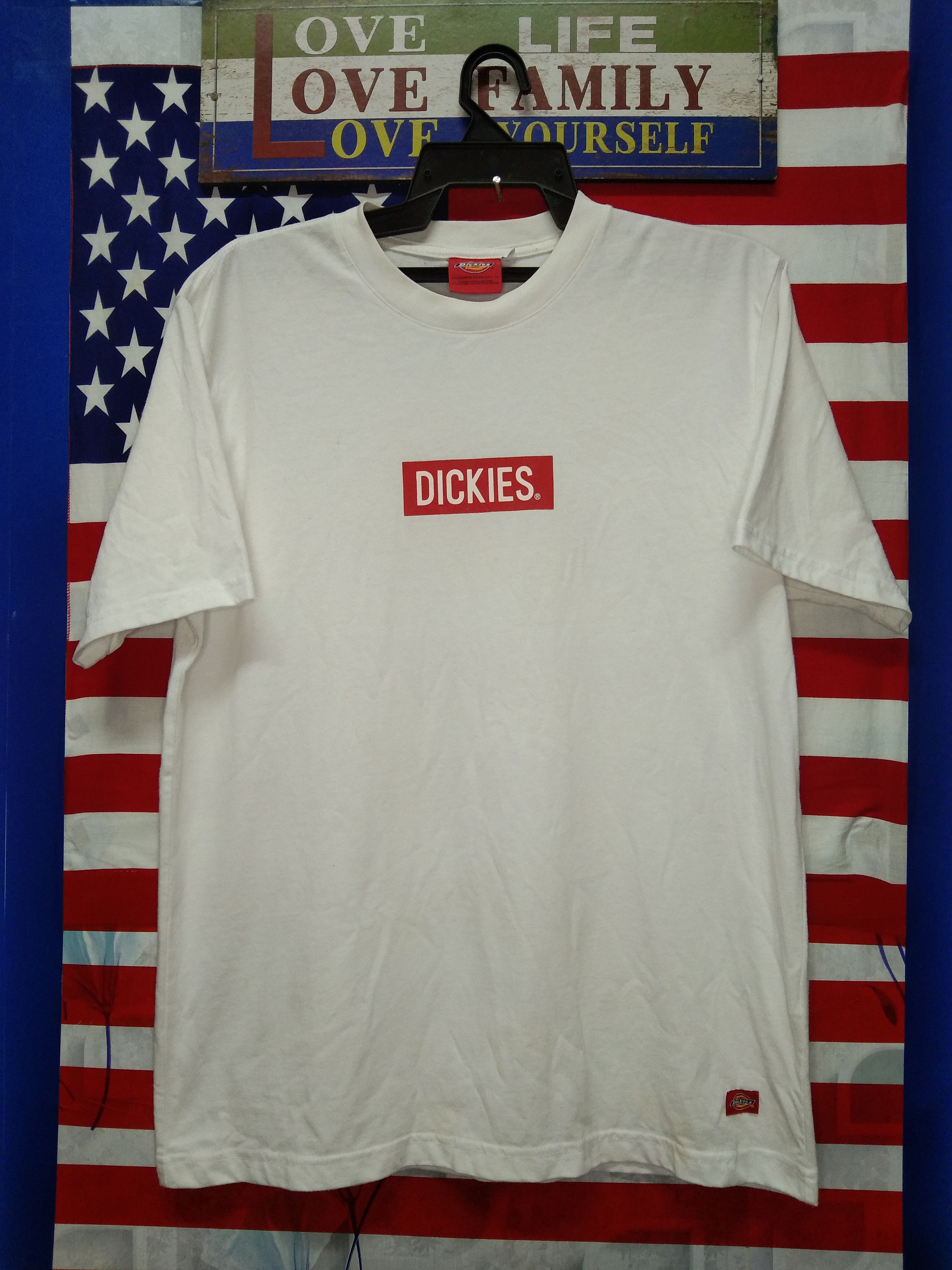 Dickies × Vintage DICKIES SMALL LOGO MEN'S T-SHIRT Size US L / EU 52-54 / 3 - 1 Thumbnail