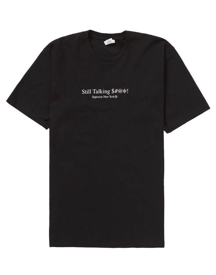Supreme Supreme Still Talking Tee Black XL Size US XL / EU 56 / 4 - 1 Thumbnail