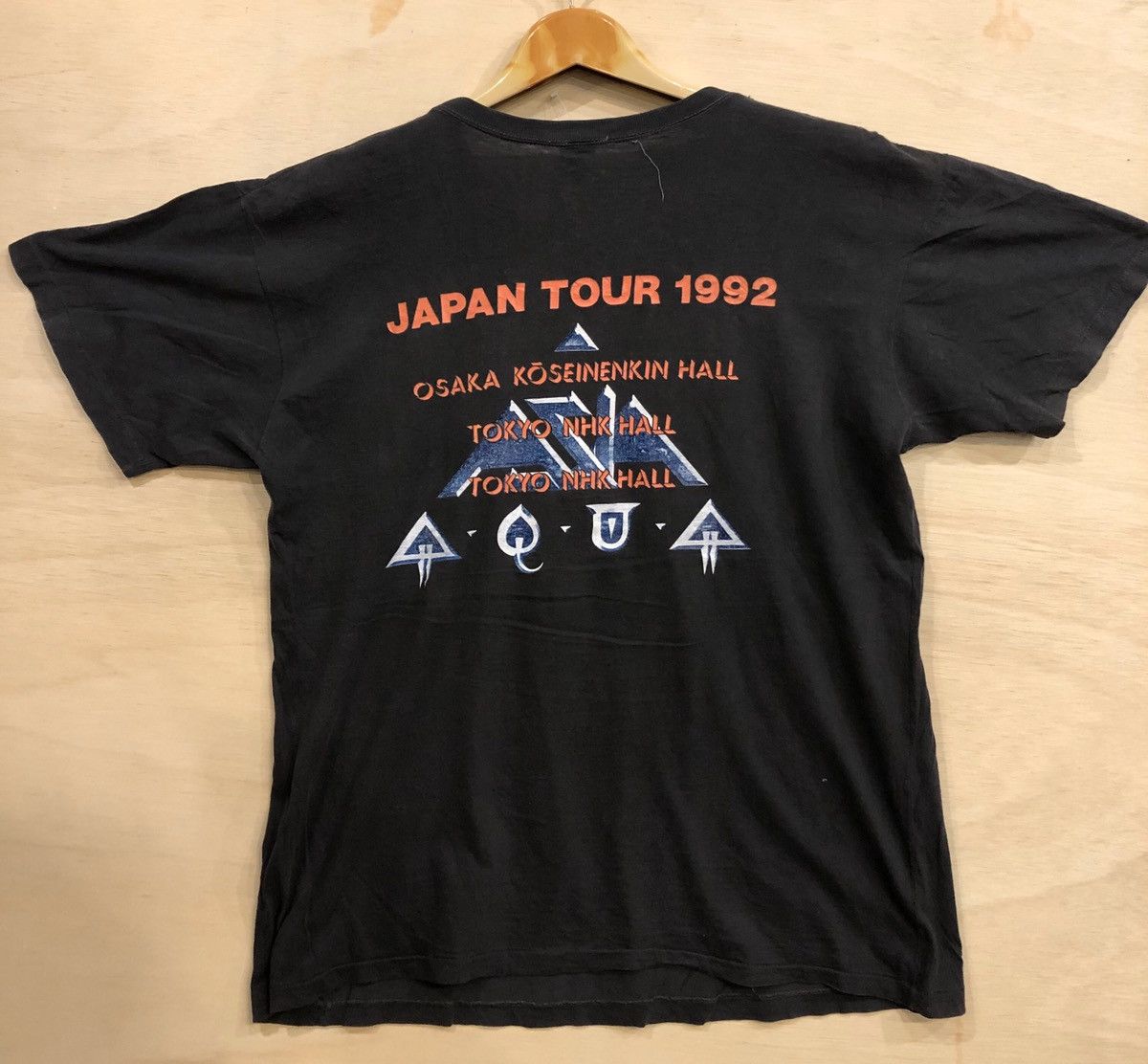 Band Tees Vintage AQUA JAPAN TOUR 1992 Size US L / EU 52-54 / 3 - 3 Thumbnail