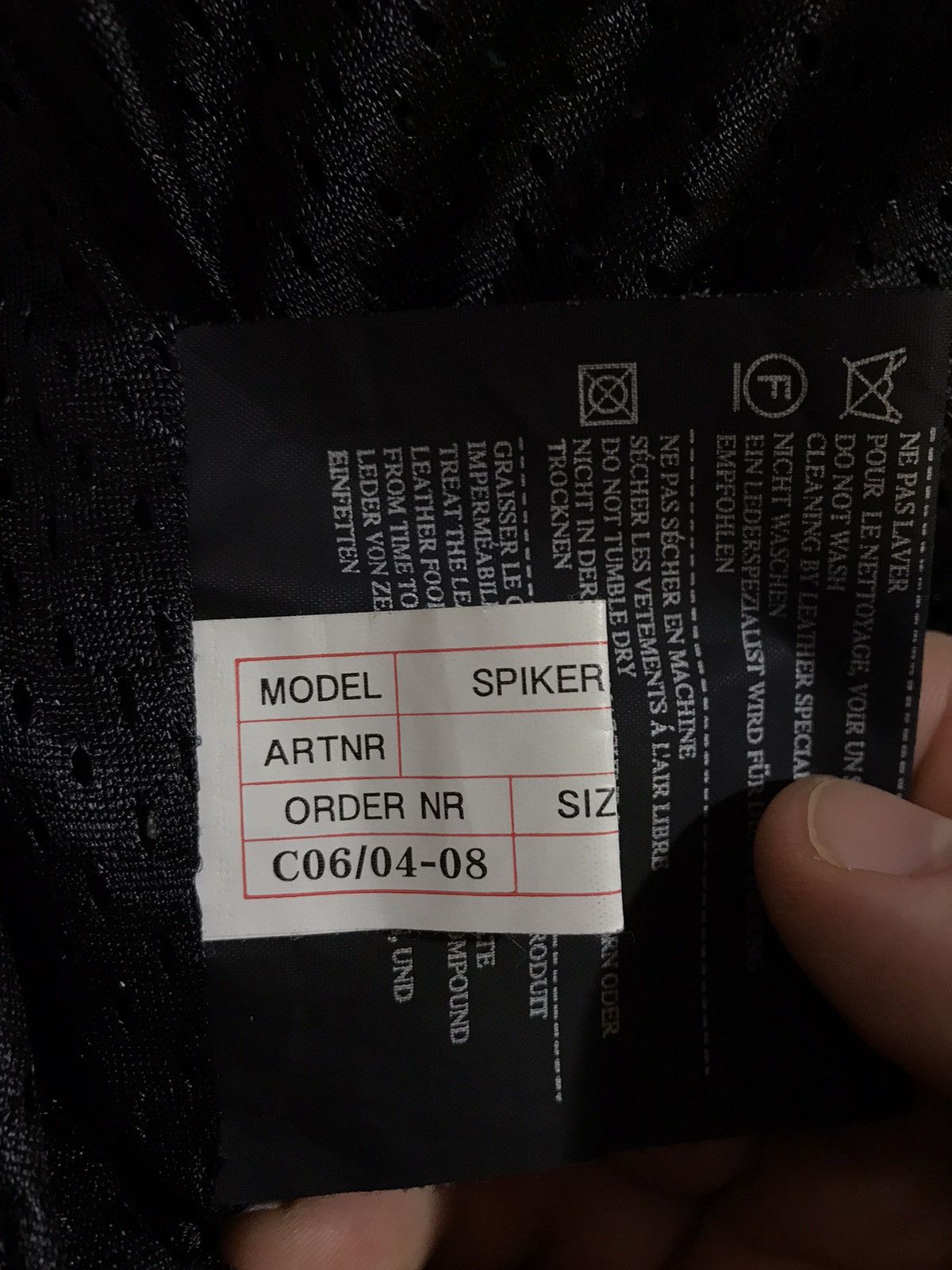 Other Richa Spiker Leather Moto Racing Jacket Size US L / EU 52-54 / 3 - 6 Thumbnail