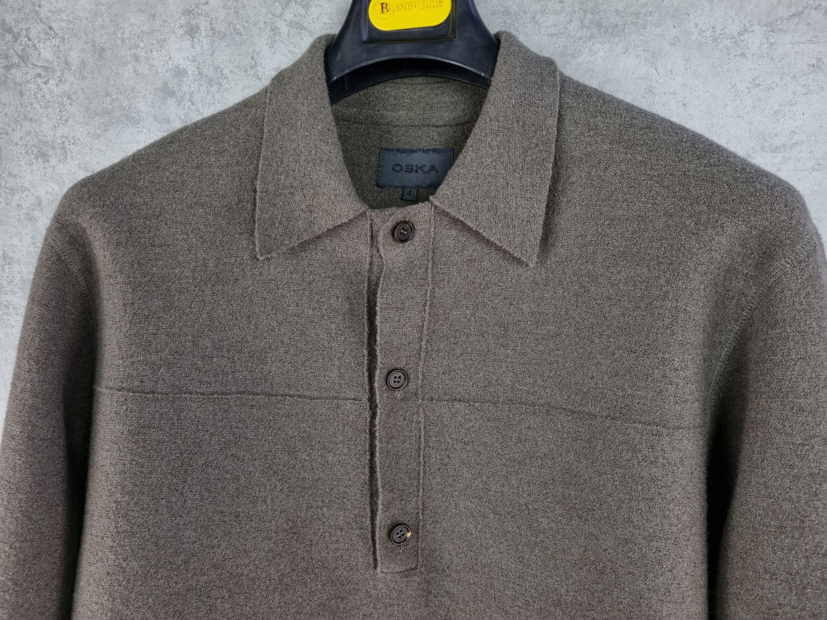 Other Rare OSKA Felt Wool Vintage Collared Sweater Size US L / EU 52-54 / 3 - 5 Thumbnail