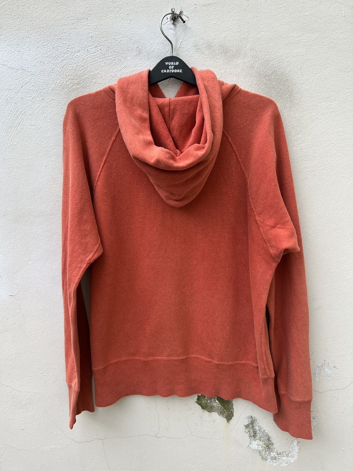 45rpm Size3 Vintage 45rpm NMD Japan Faded Orange Hoodie Sweatshirt Size US L / EU 52-54 / 3 - 16 Thumbnail