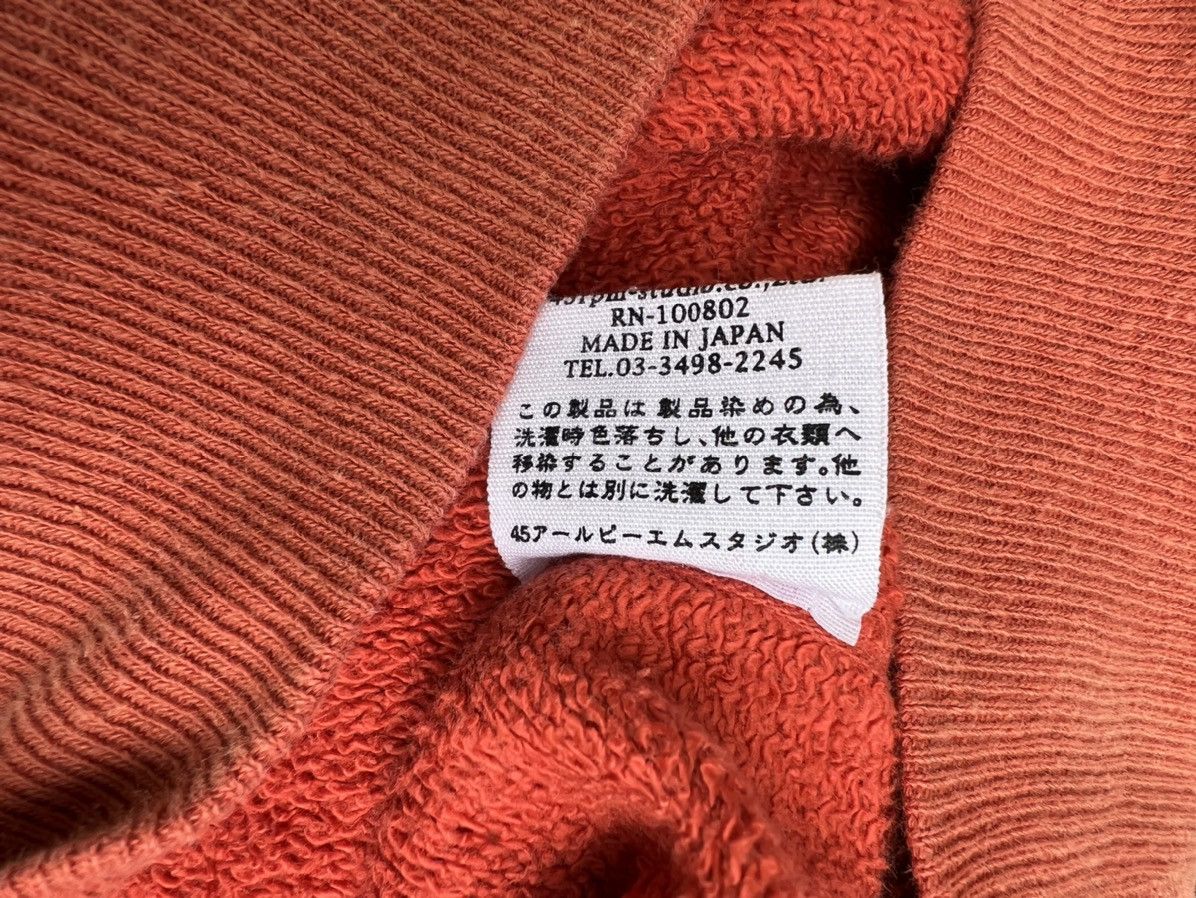 45rpm Size3 Vintage 45rpm NMD Japan Faded Orange Hoodie Sweatshirt Size US L / EU 52-54 / 3 - 23 Thumbnail