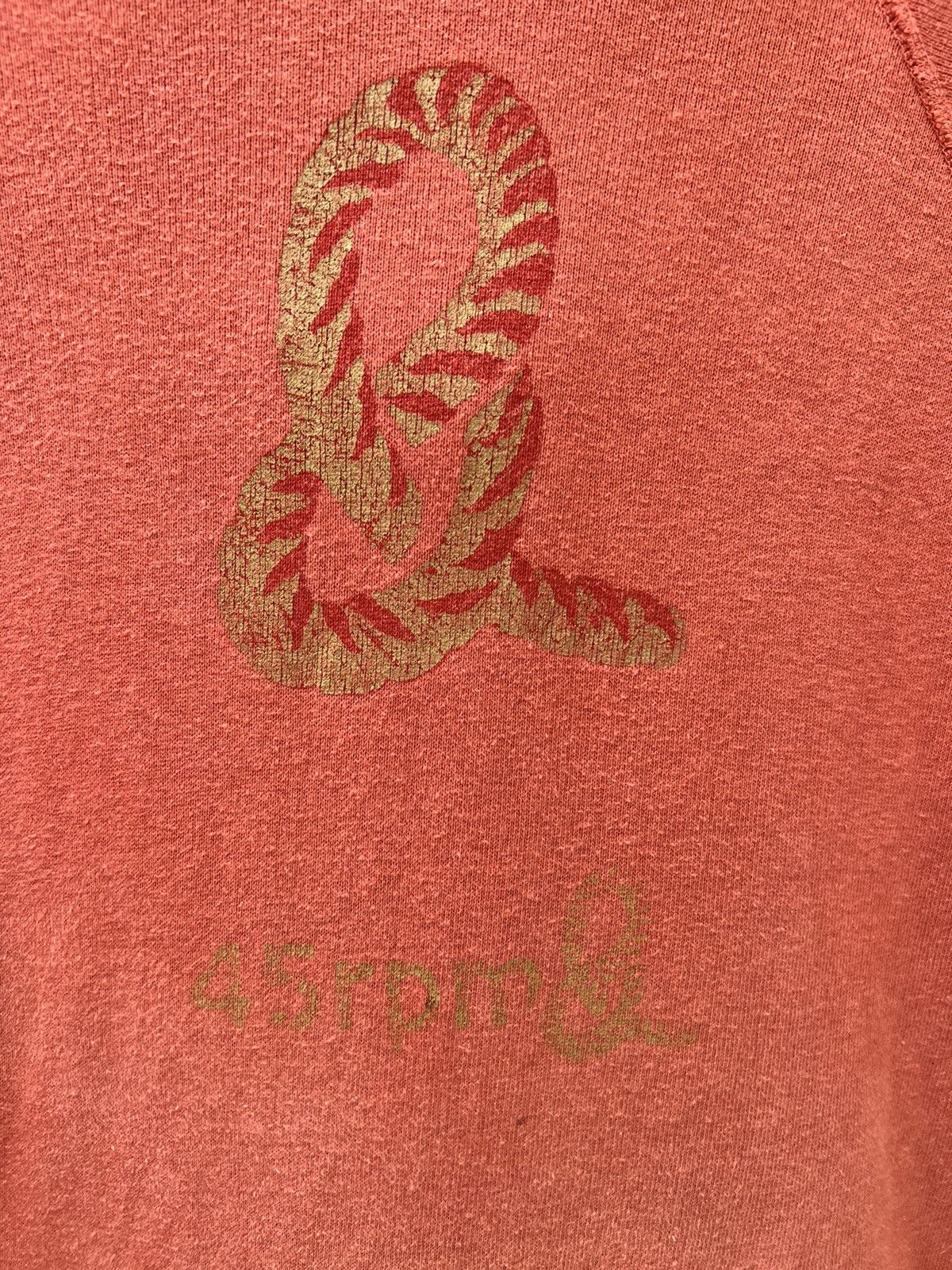 45rpm Size3 Vintage 45rpm NMD Japan Faded Orange Hoodie Sweatshirt Size US L / EU 52-54 / 3 - 8 Thumbnail
