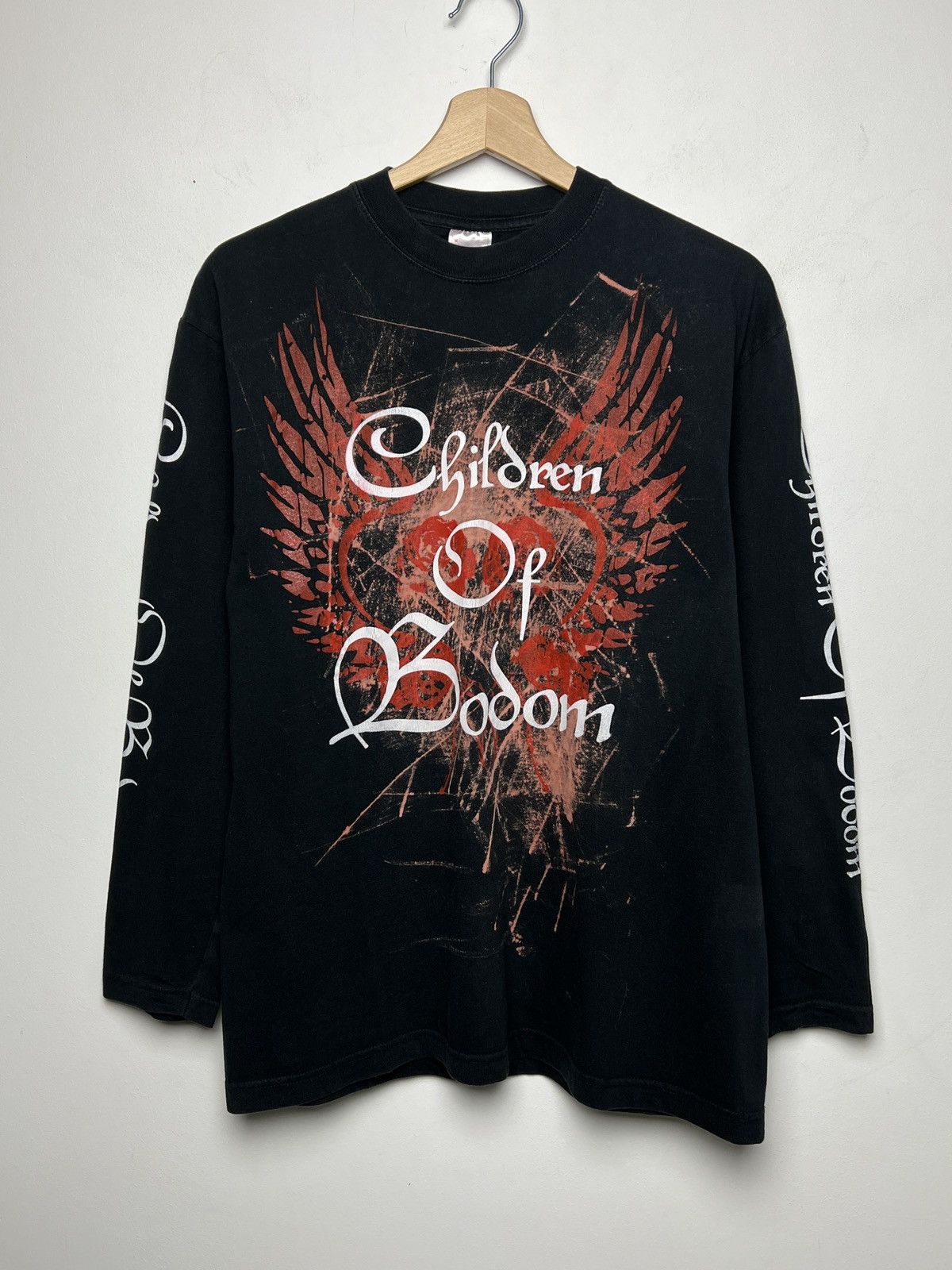 Band Tees children of bodom longsleeve rare vintage y2k 90s Size US M / EU 48-50 / 2 - 5 Thumbnail