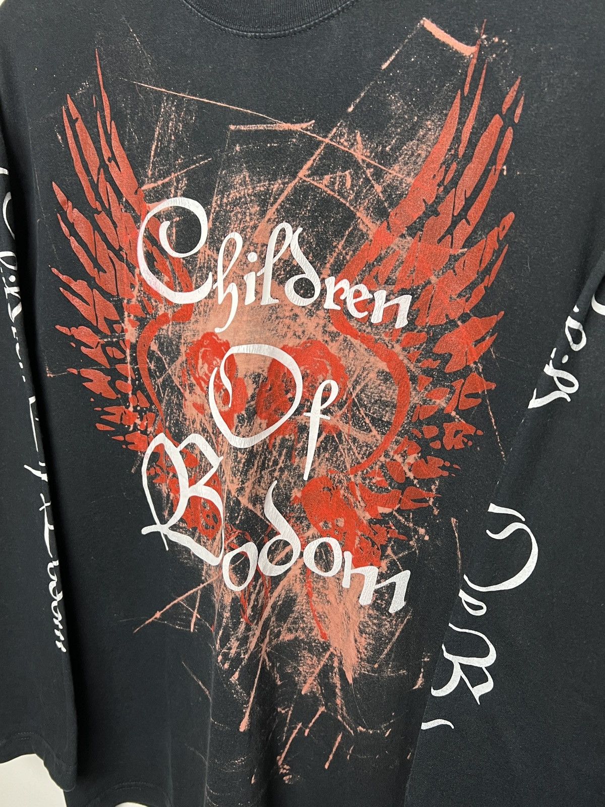 Band Tees children of bodom longsleeve rare vintage y2k 90s Size US M / EU 48-50 / 2 - 4 Thumbnail