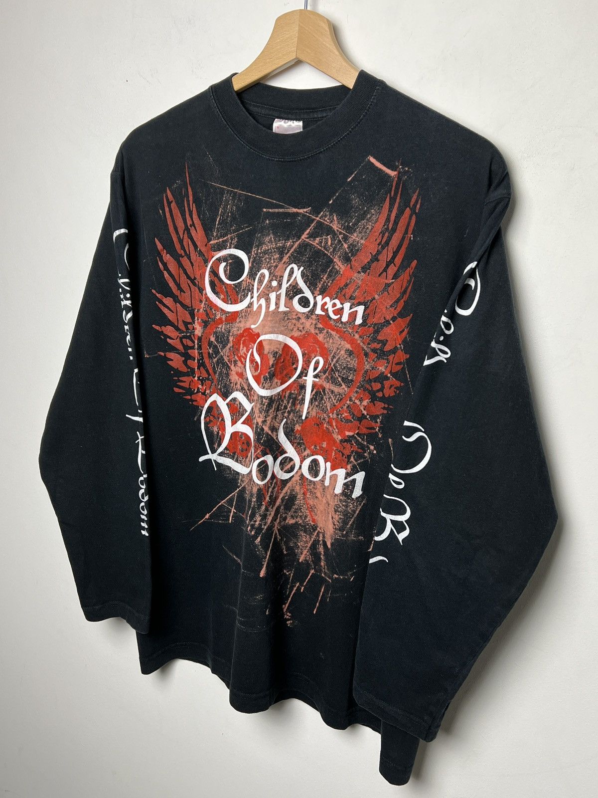 Band Tees children of bodom longsleeve rare vintage y2k 90s Size US M / EU 48-50 / 2 - 2 Thumbnail