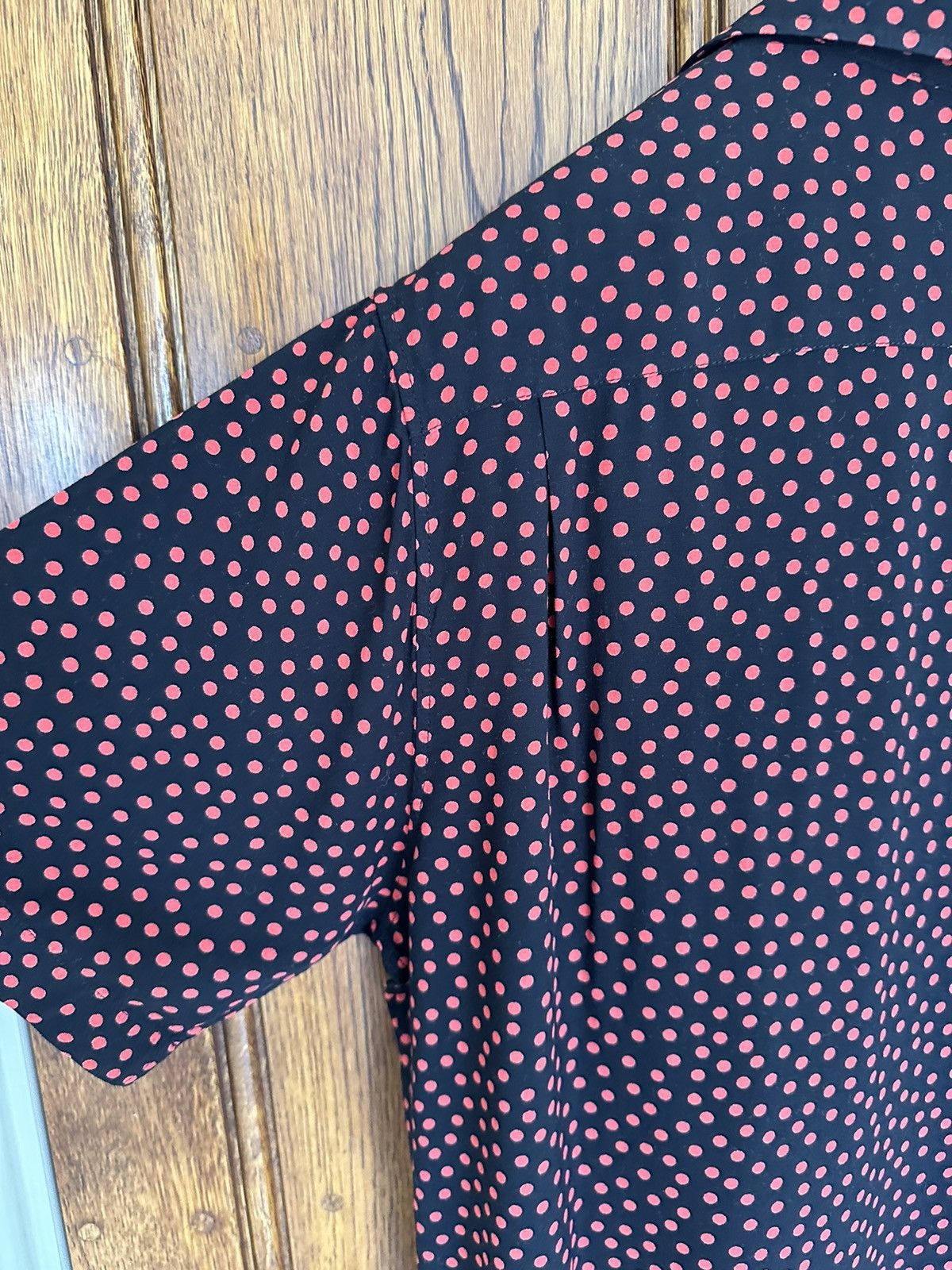 Celine $840 SS20 Celine polka dot Hawaiian shirt Hedi Slimane Size US M / EU 48-50 / 2 - 18 Thumbnail