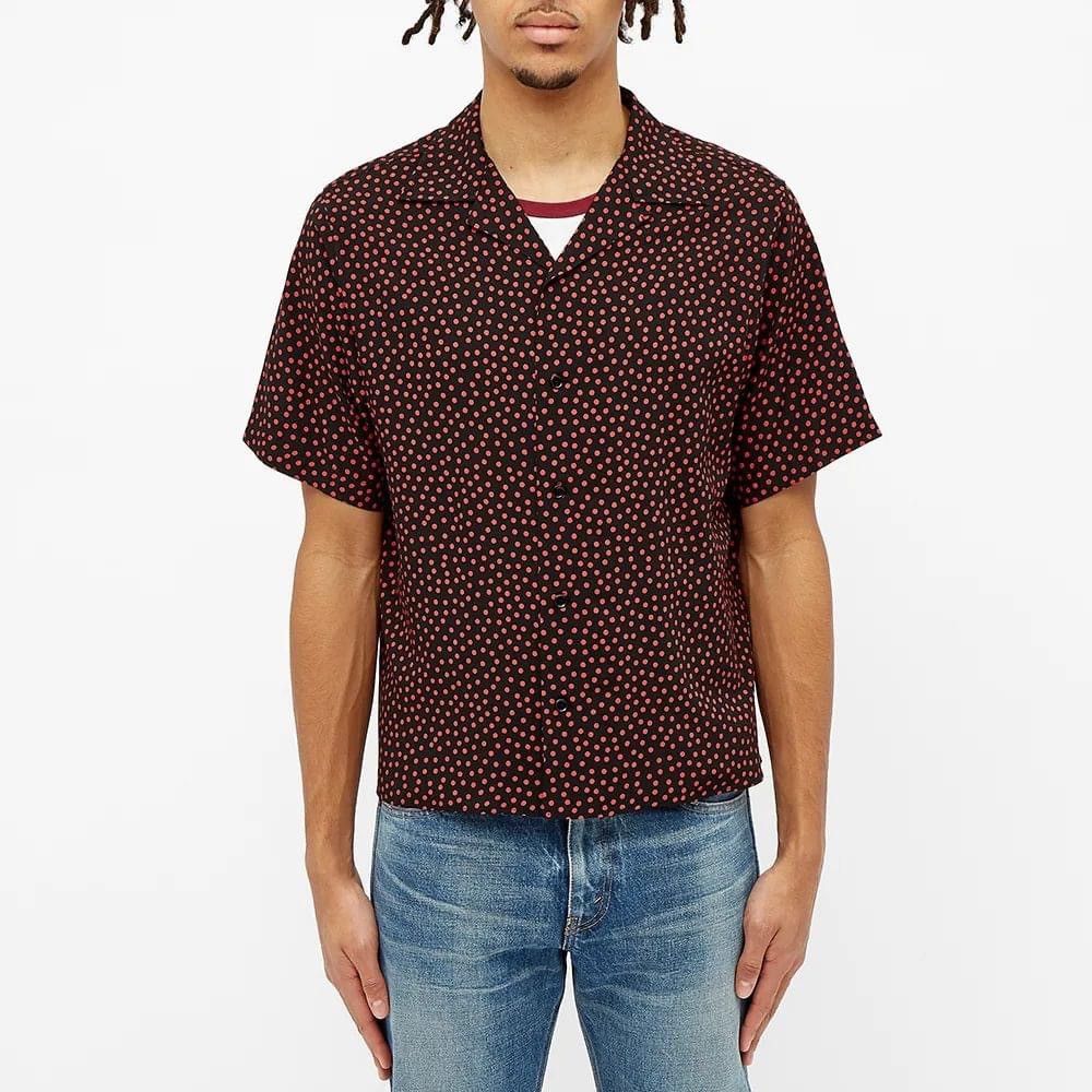 Celine $840 SS20 Celine polka dot Hawaiian shirt Hedi Slimane Size US M / EU 48-50 / 2 - 1 Thumbnail