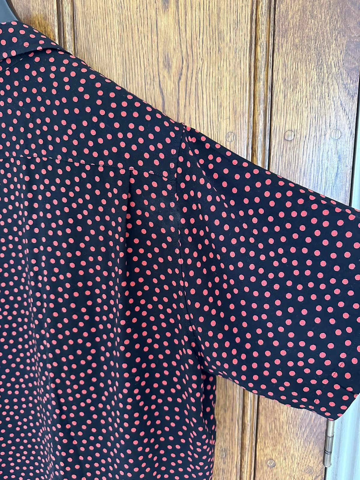 Celine $840 SS20 Celine polka dot Hawaiian shirt Hedi Slimane Size US M / EU 48-50 / 2 - 19 Thumbnail