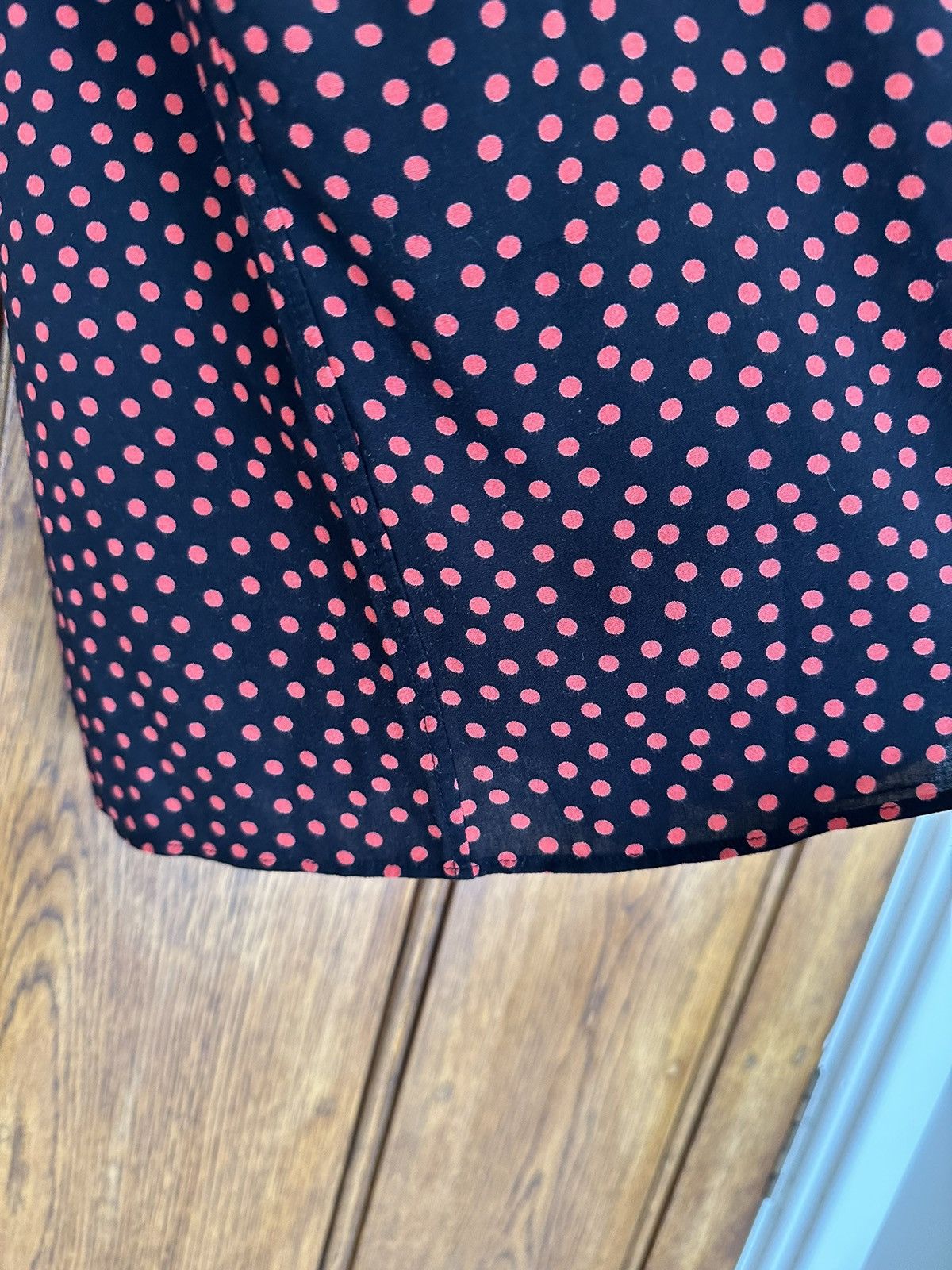 Celine $840 SS20 Celine polka dot Hawaiian shirt Hedi Slimane Size US M / EU 48-50 / 2 - 14 Thumbnail