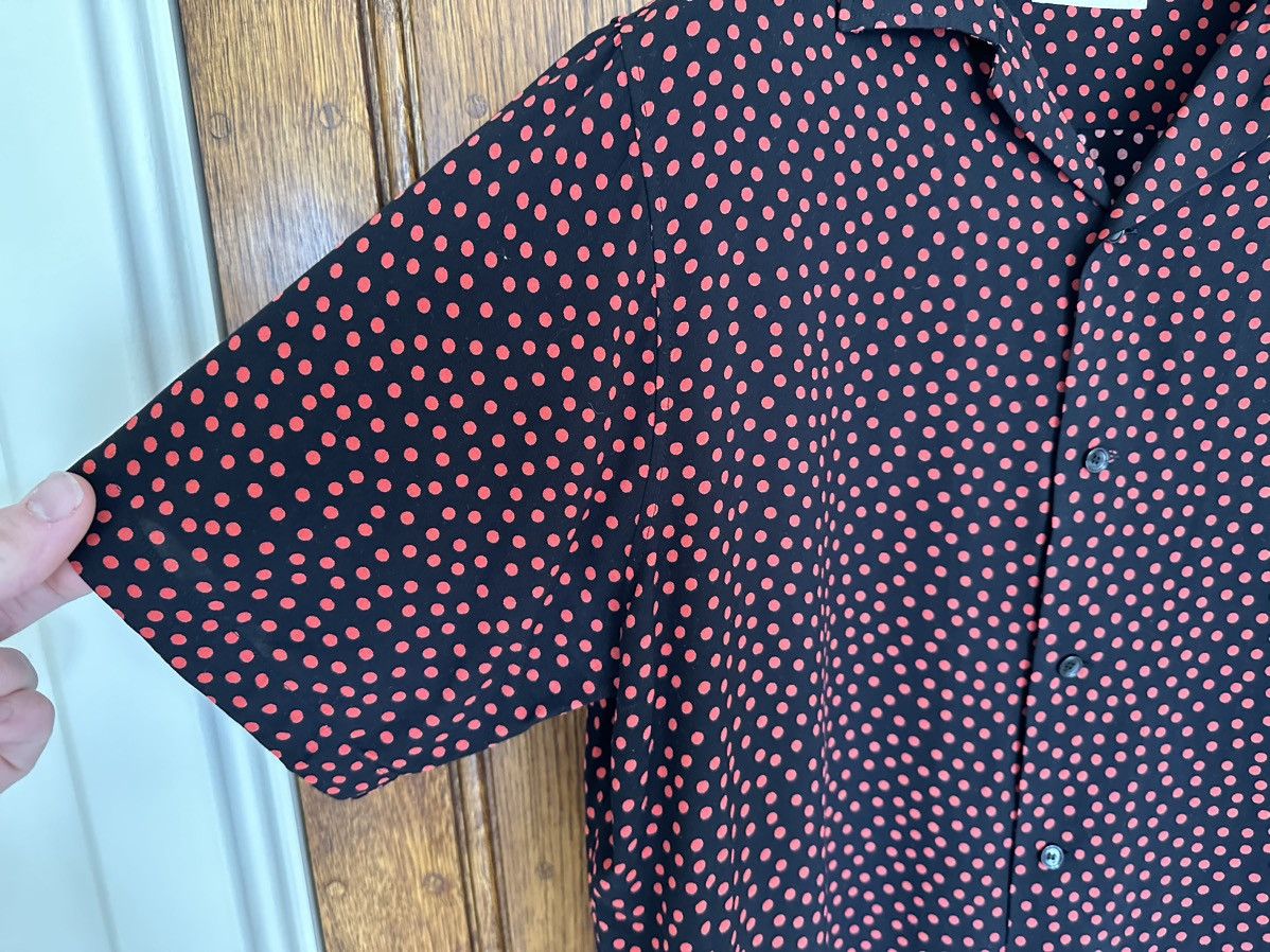 Celine $840 SS20 Celine polka dot Hawaiian shirt Hedi Slimane Size US M / EU 48-50 / 2 - 11 Thumbnail