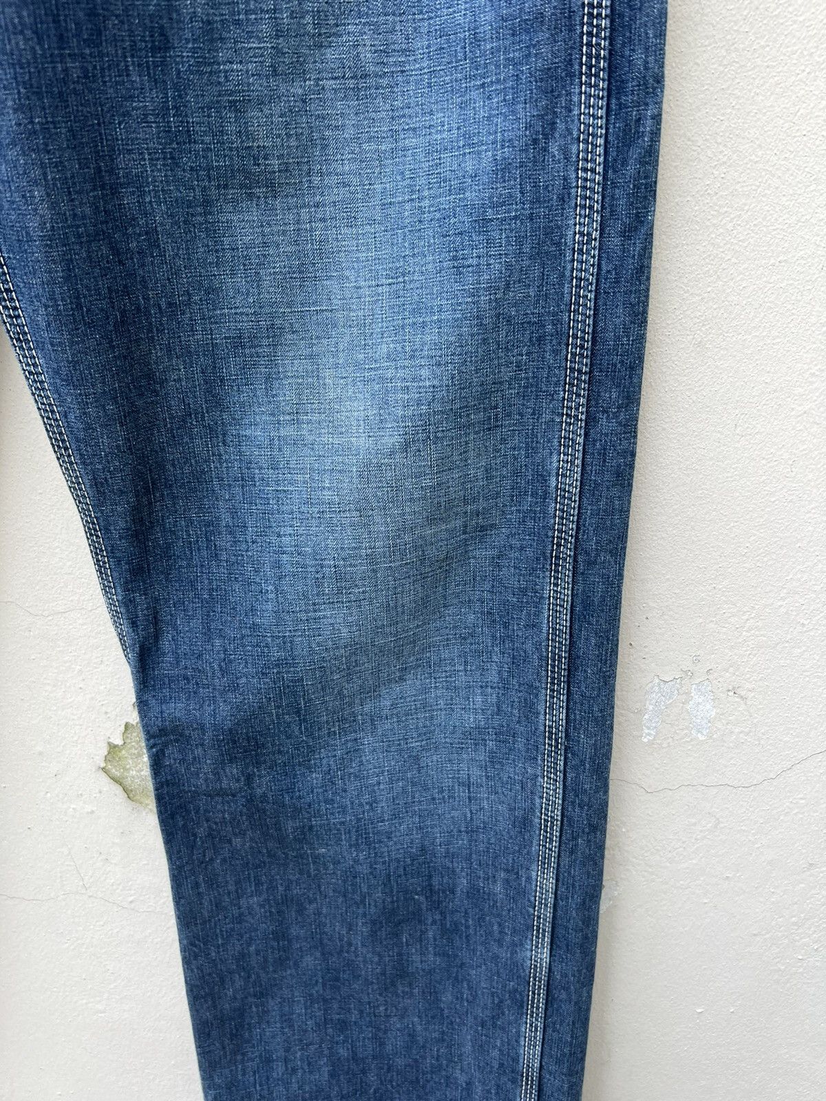 45rpm Vintage 45rpm BLUE CAFE Japan Sun Faded Denim Fatigue Pant Size US 28 / EU 44 - 11 Thumbnail