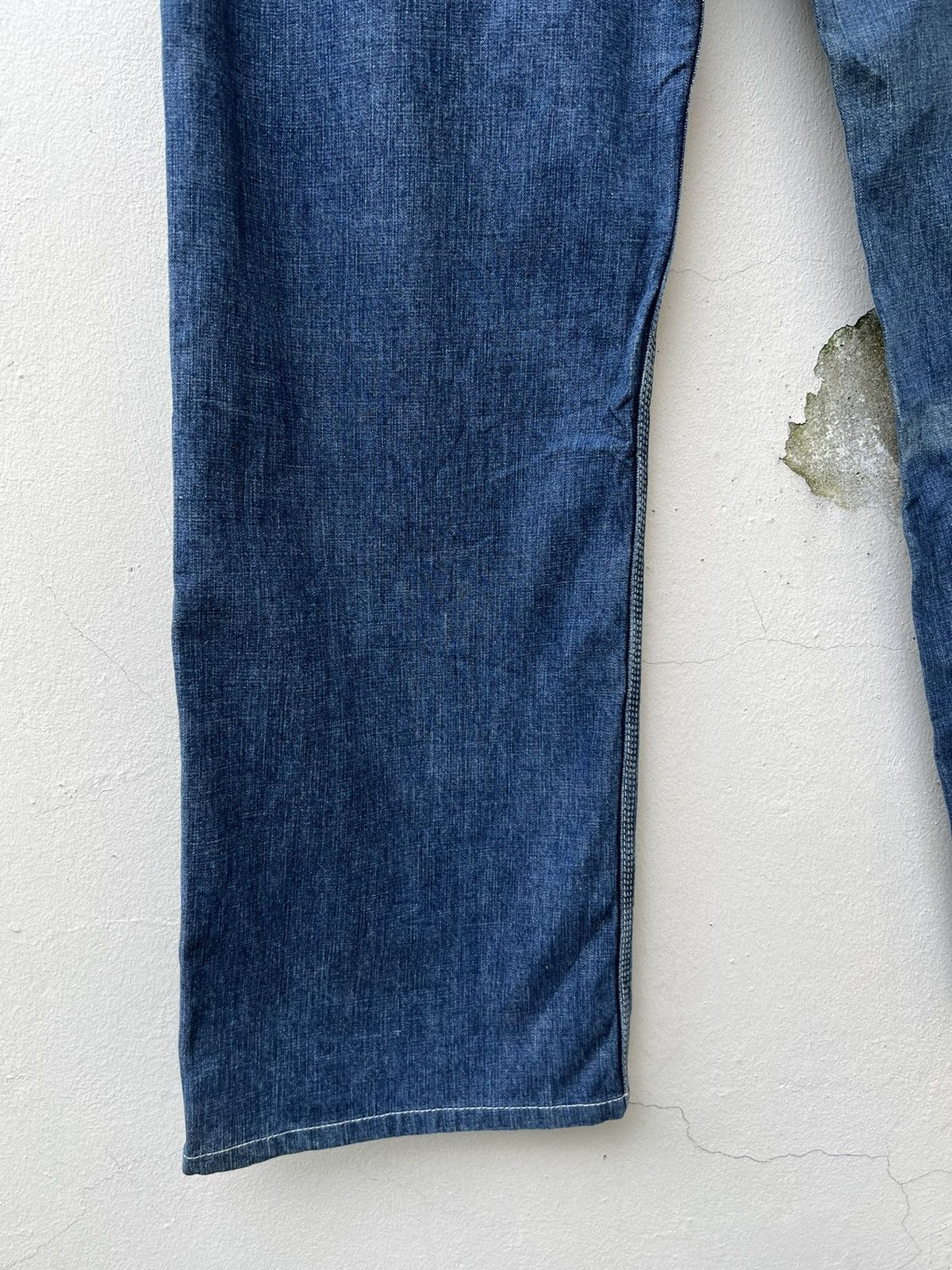 45rpm Vintage 45rpm BLUE CAFE Japan Sun Faded Denim Fatigue Pant Size US 28 / EU 44 - 15 Thumbnail