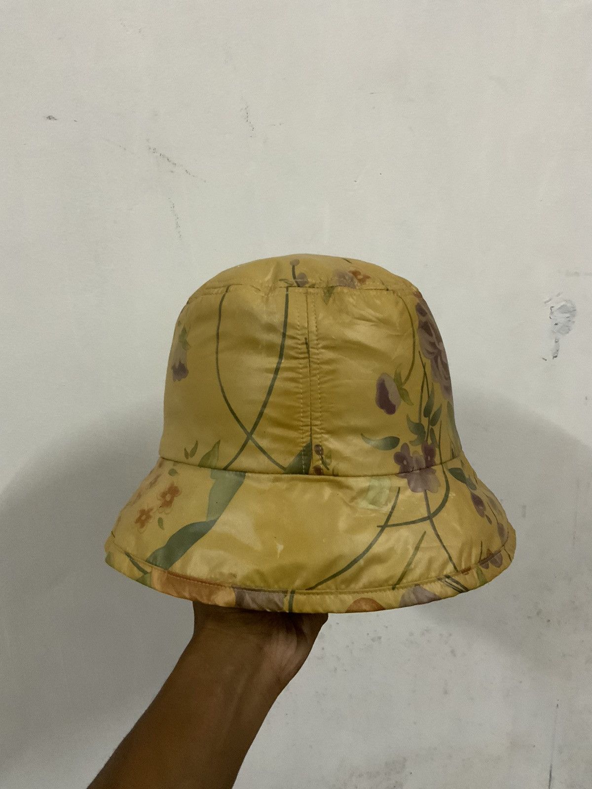 Vintage Vintage Flower Art Printed Reversible Bucket Hat Size ONE SIZE - 3 Thumbnail