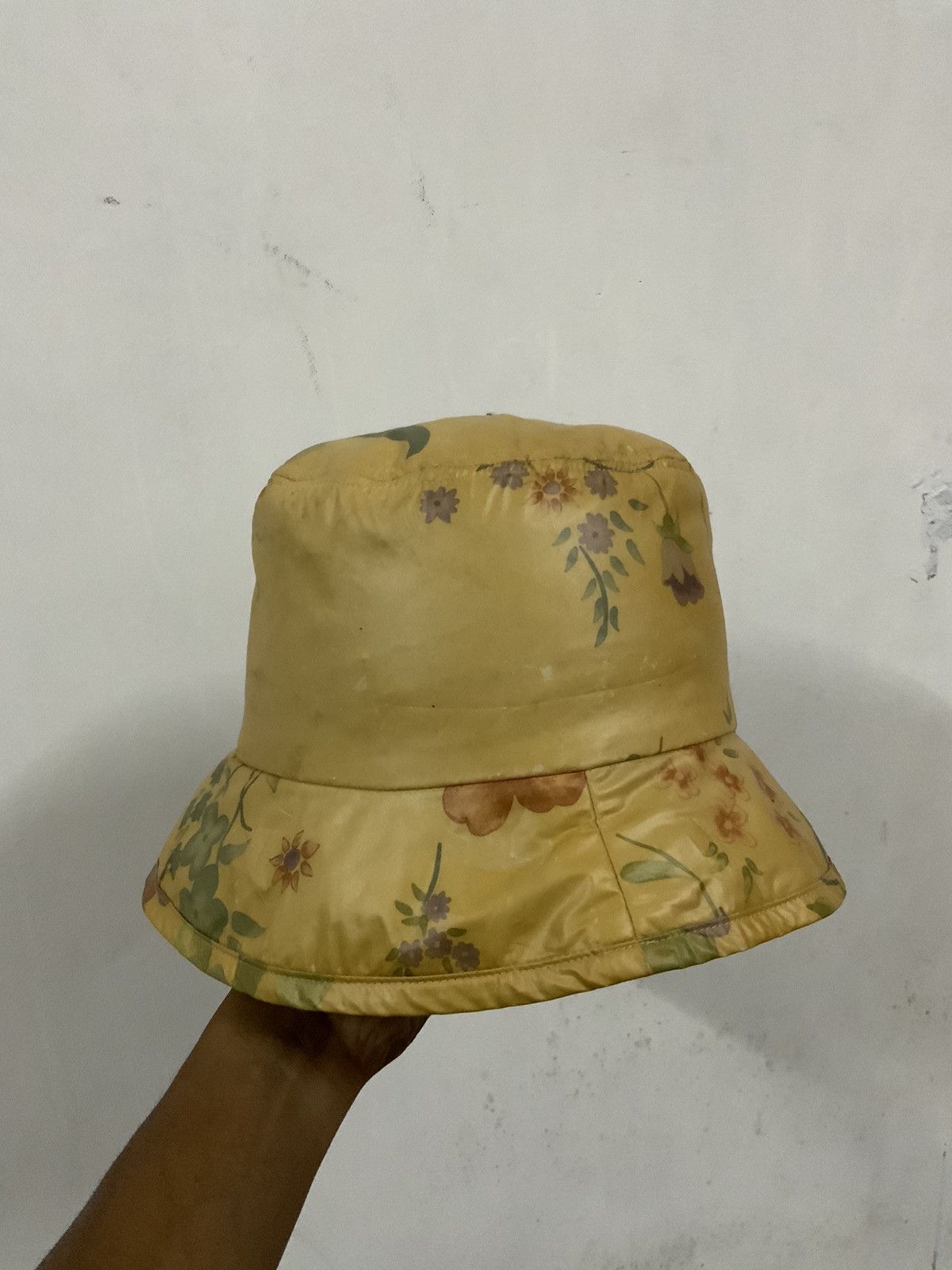 Vintage Vintage Flower Art Printed Reversible Bucket Hat Size ONE SIZE - 2 Thumbnail
